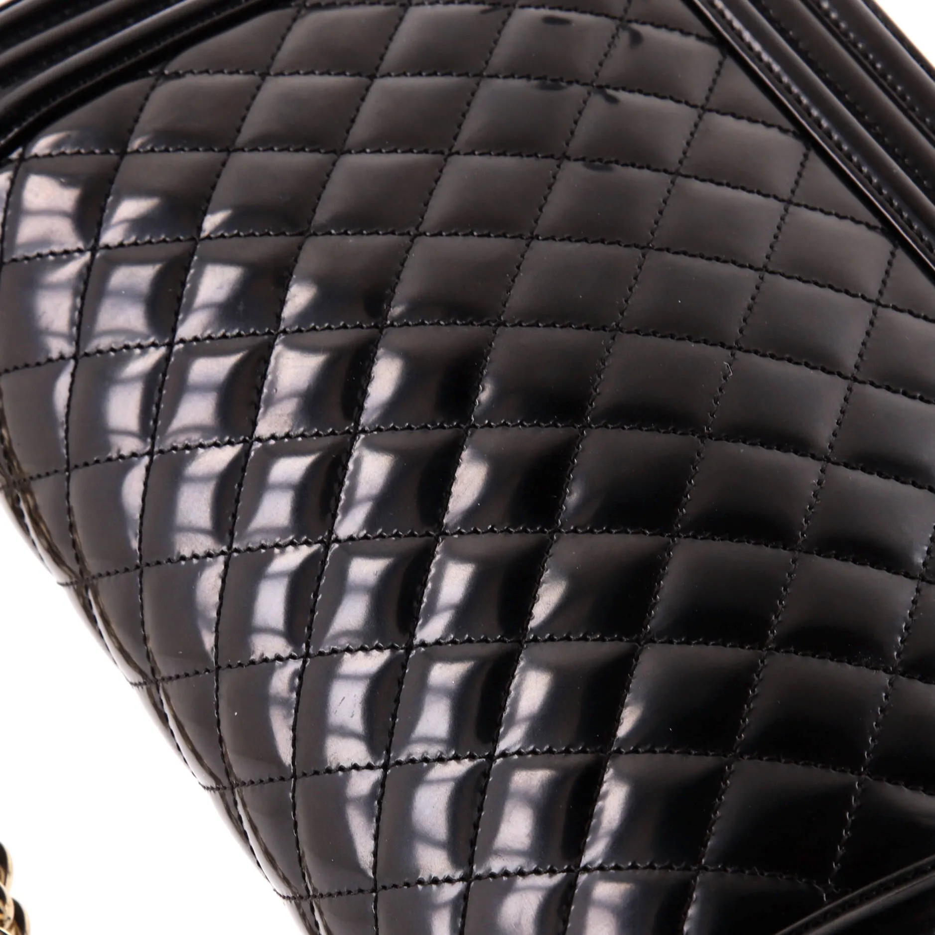 Chanel Boy Flap Bag Quilted Iridescent