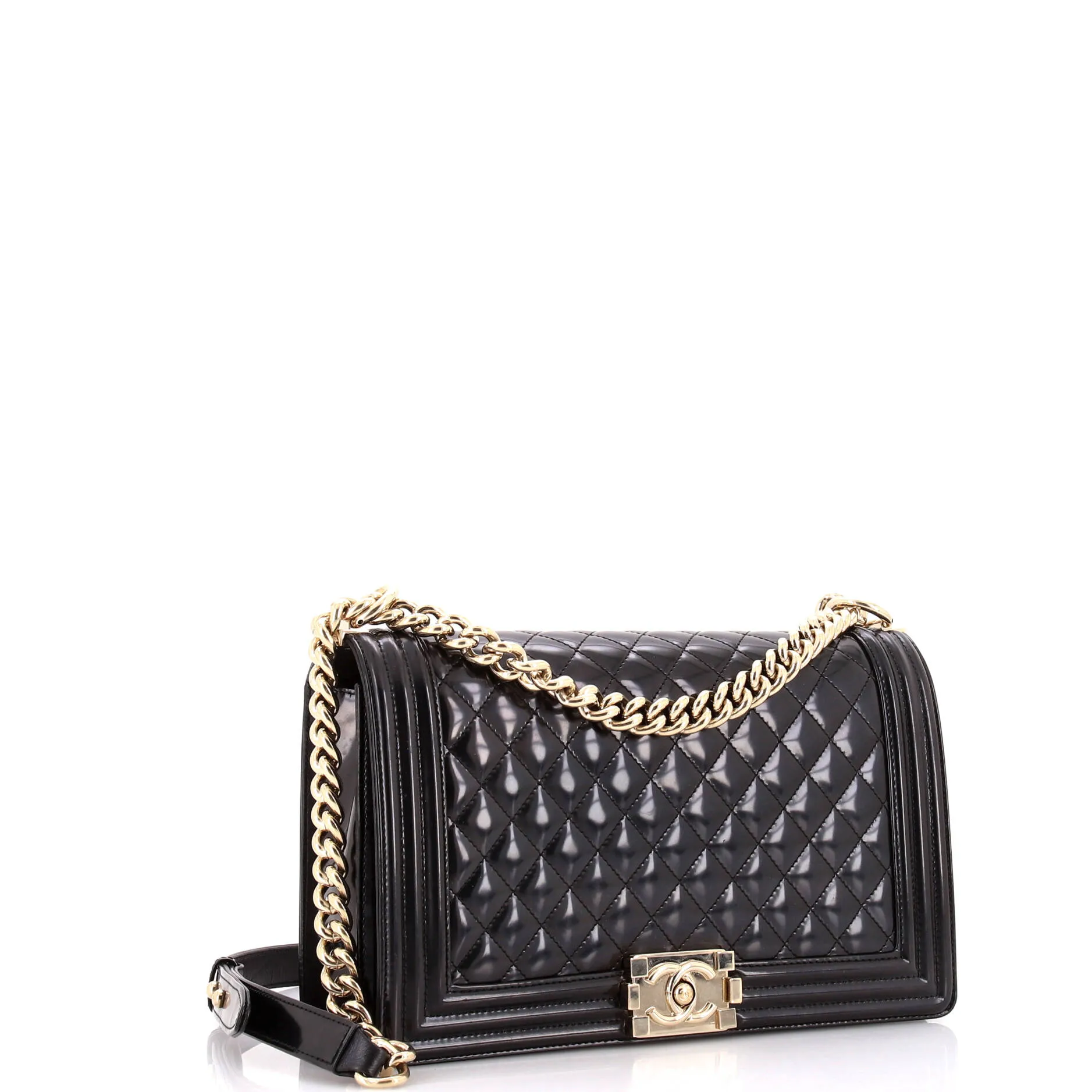 Chanel Boy Flap Bag Quilted Iridescent