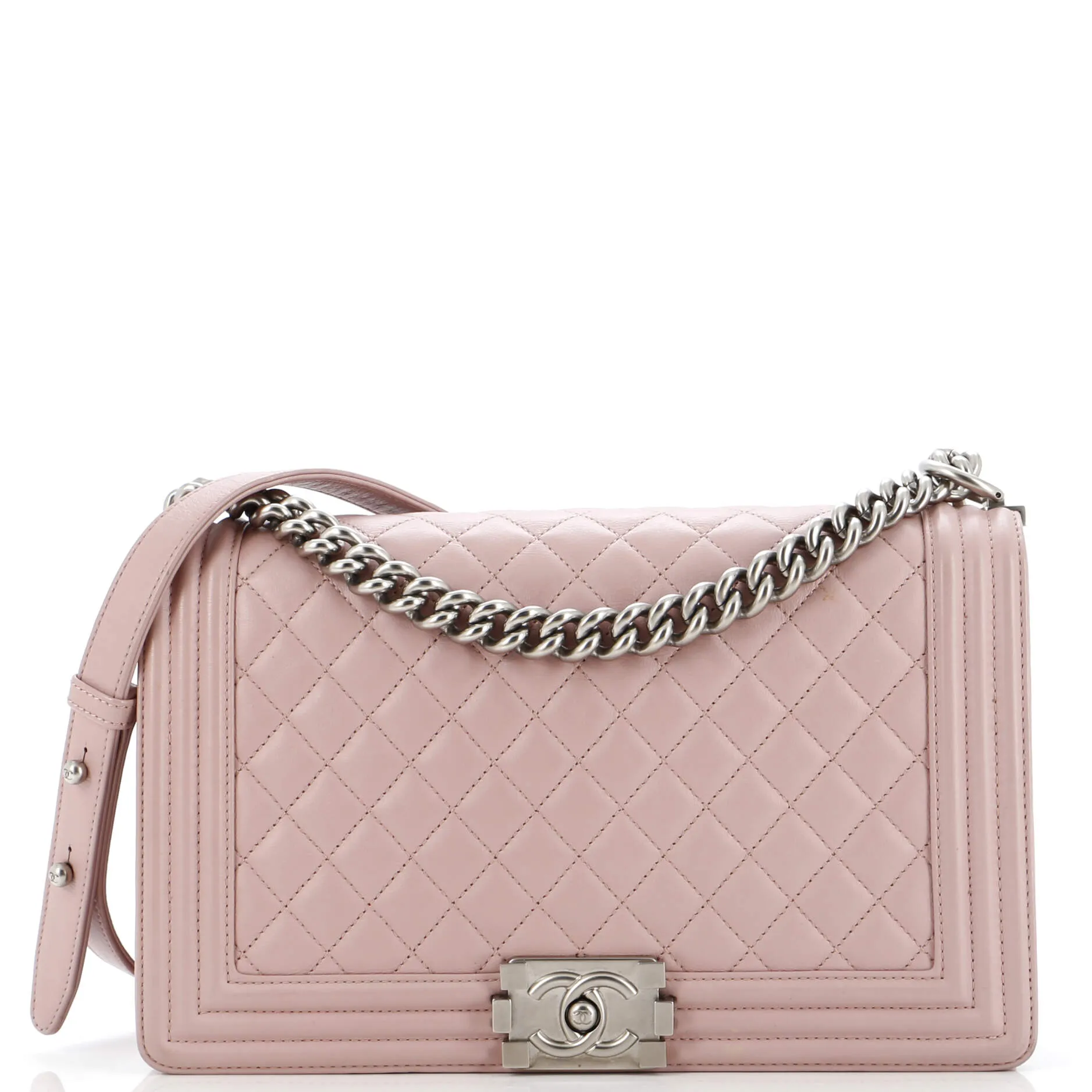 Chanel Boy Flap Bag Quilted Lambskin New