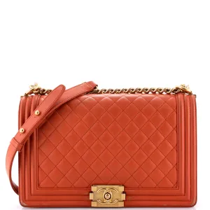 Chanel Boy Flap Bag Quilted Lambskin