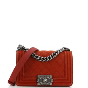 Chanel Boy Flap Bag Quilted Matte Caviar