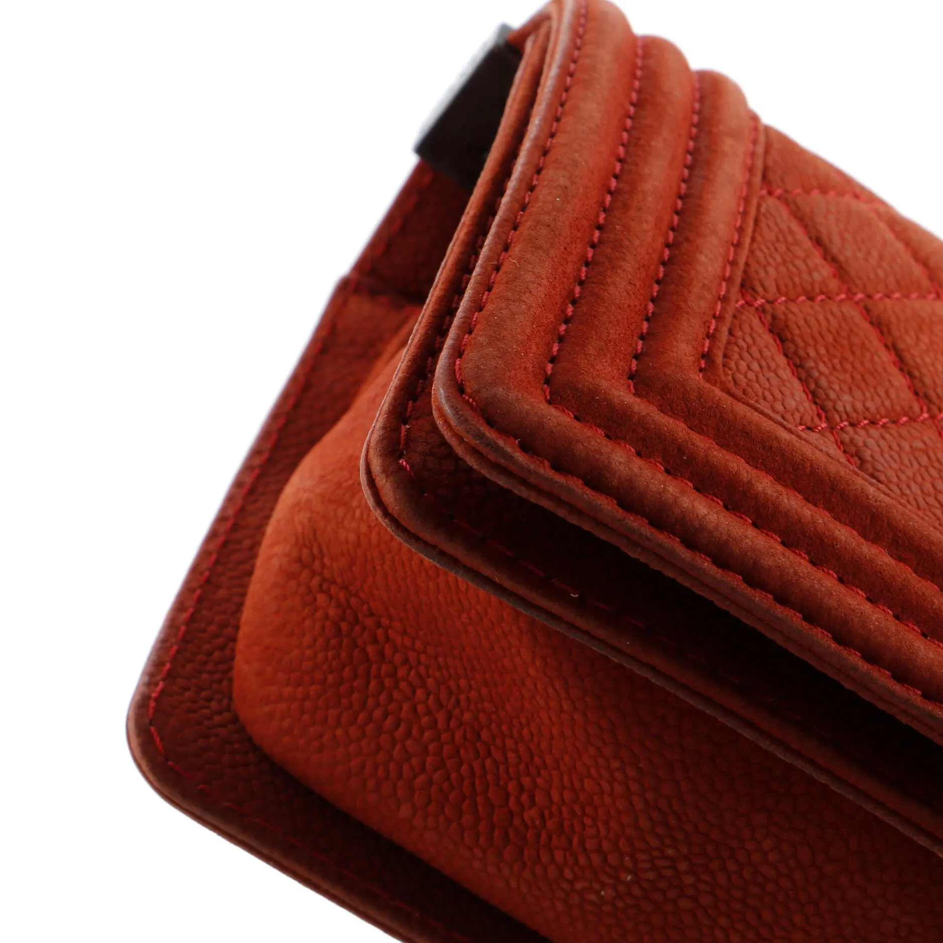 Chanel Boy Flap Bag Quilted Matte Caviar