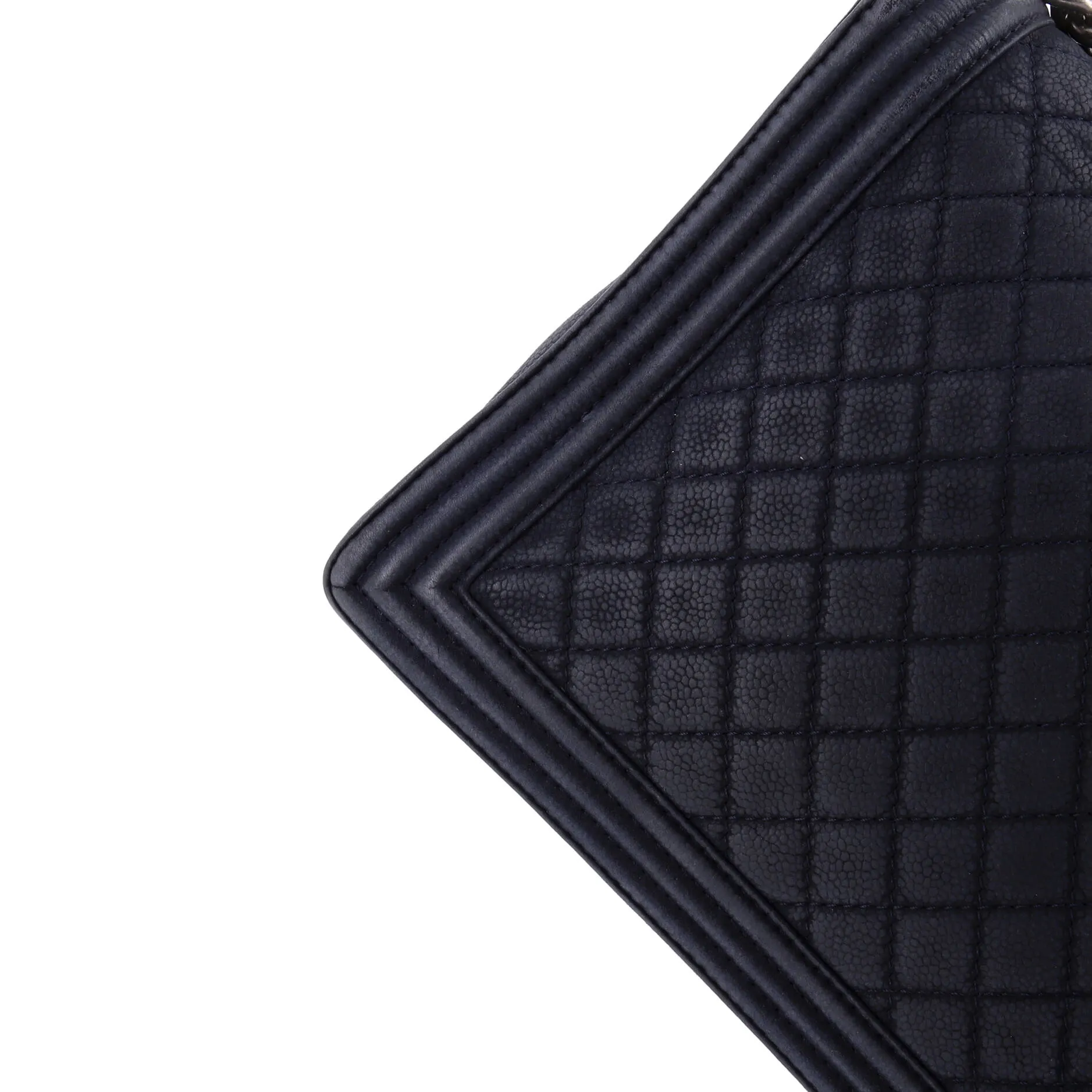 Chanel Boy Flap Bag Quilted Matte Caviar