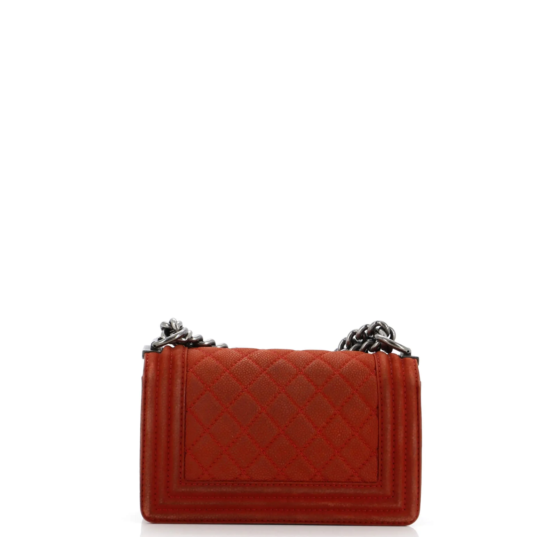 Chanel Boy Flap Bag Quilted Matte Caviar