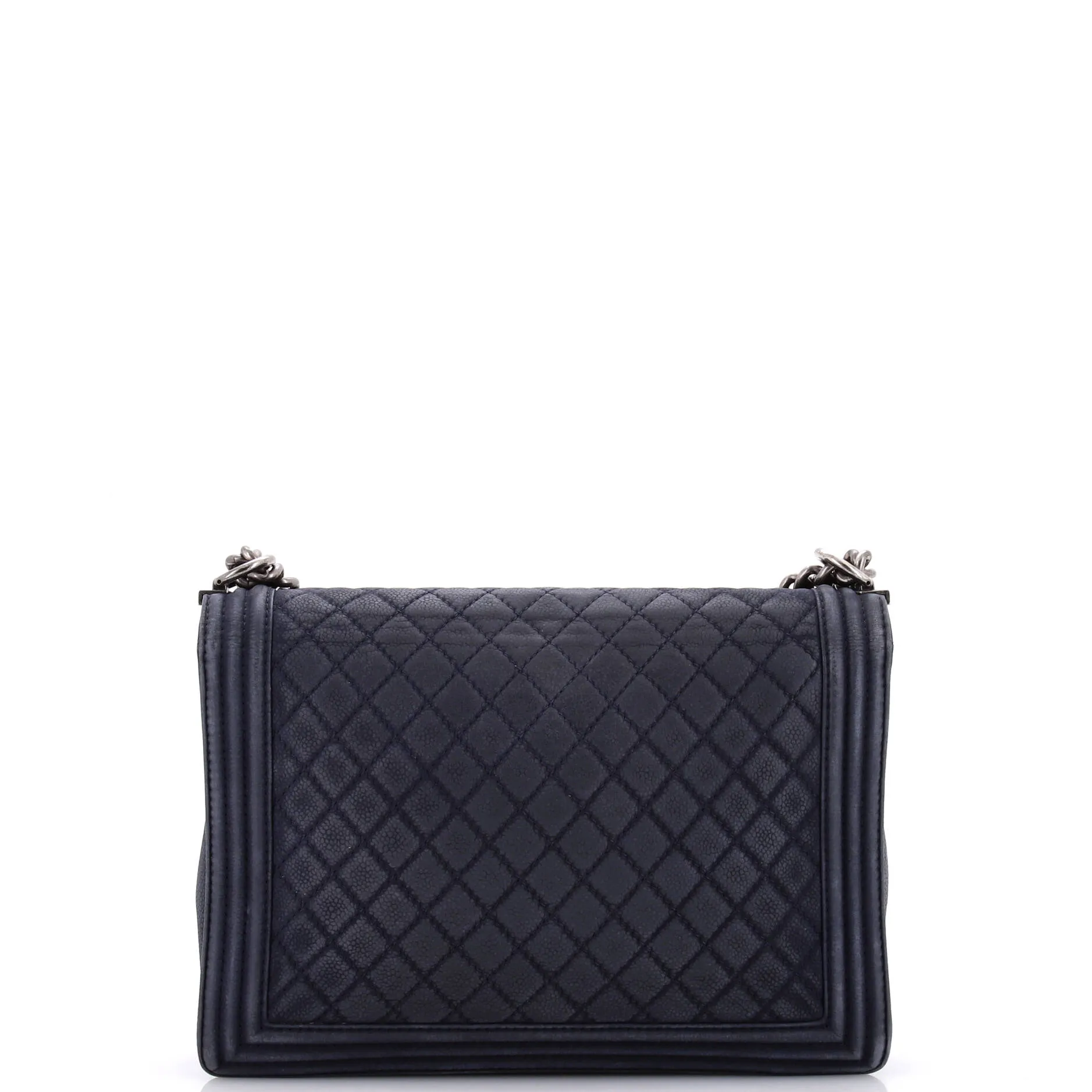 Chanel Boy Flap Bag Quilted Matte Caviar