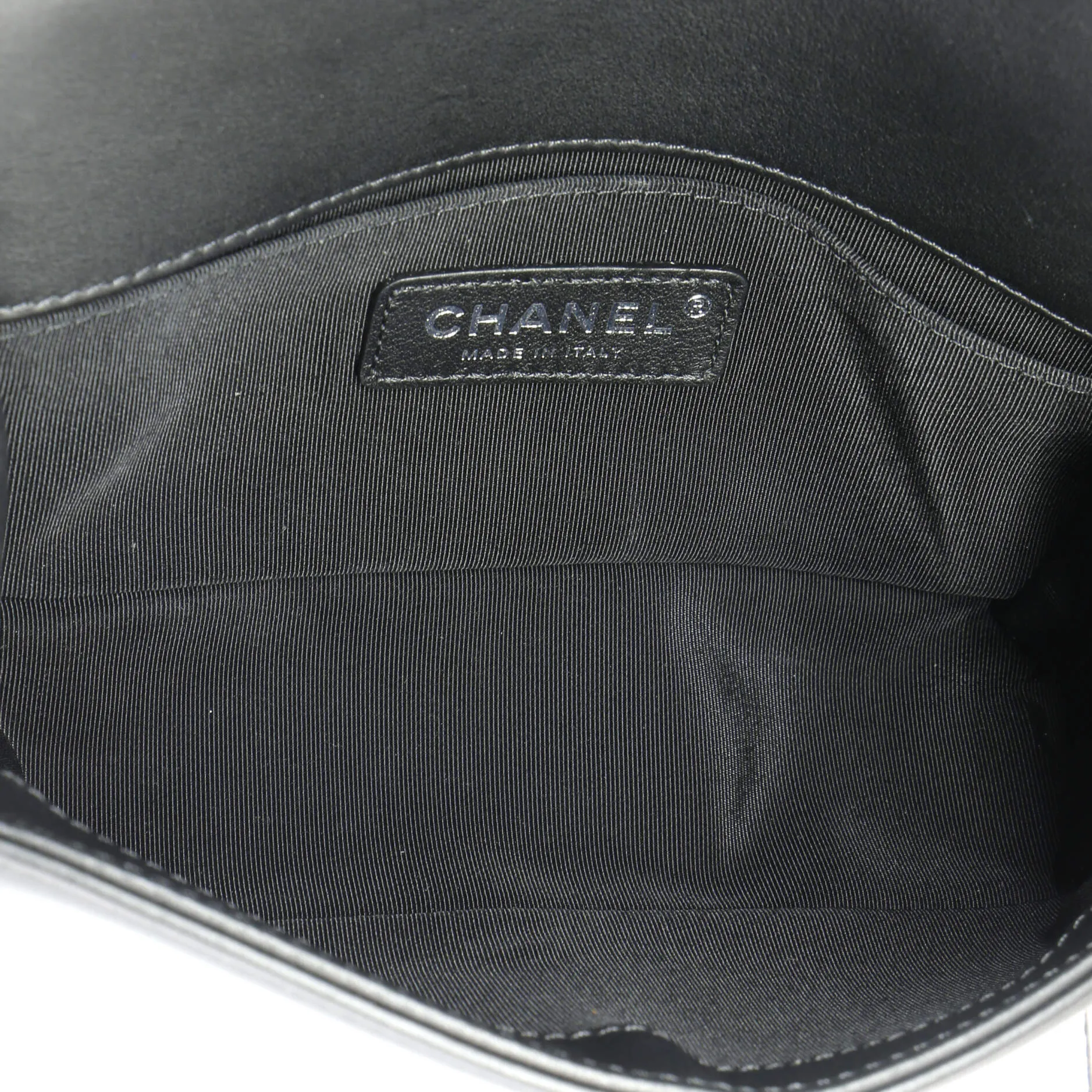 Chanel Boy Flap Bag Quilted Tweed With