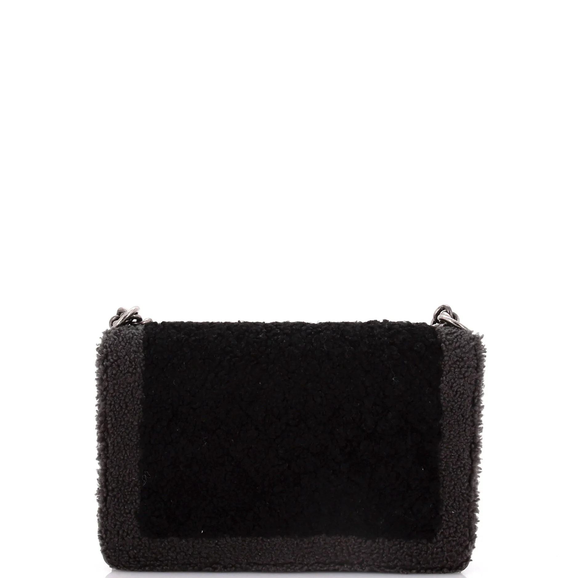 Chanel Boy Flap Bag Shearling New Medium