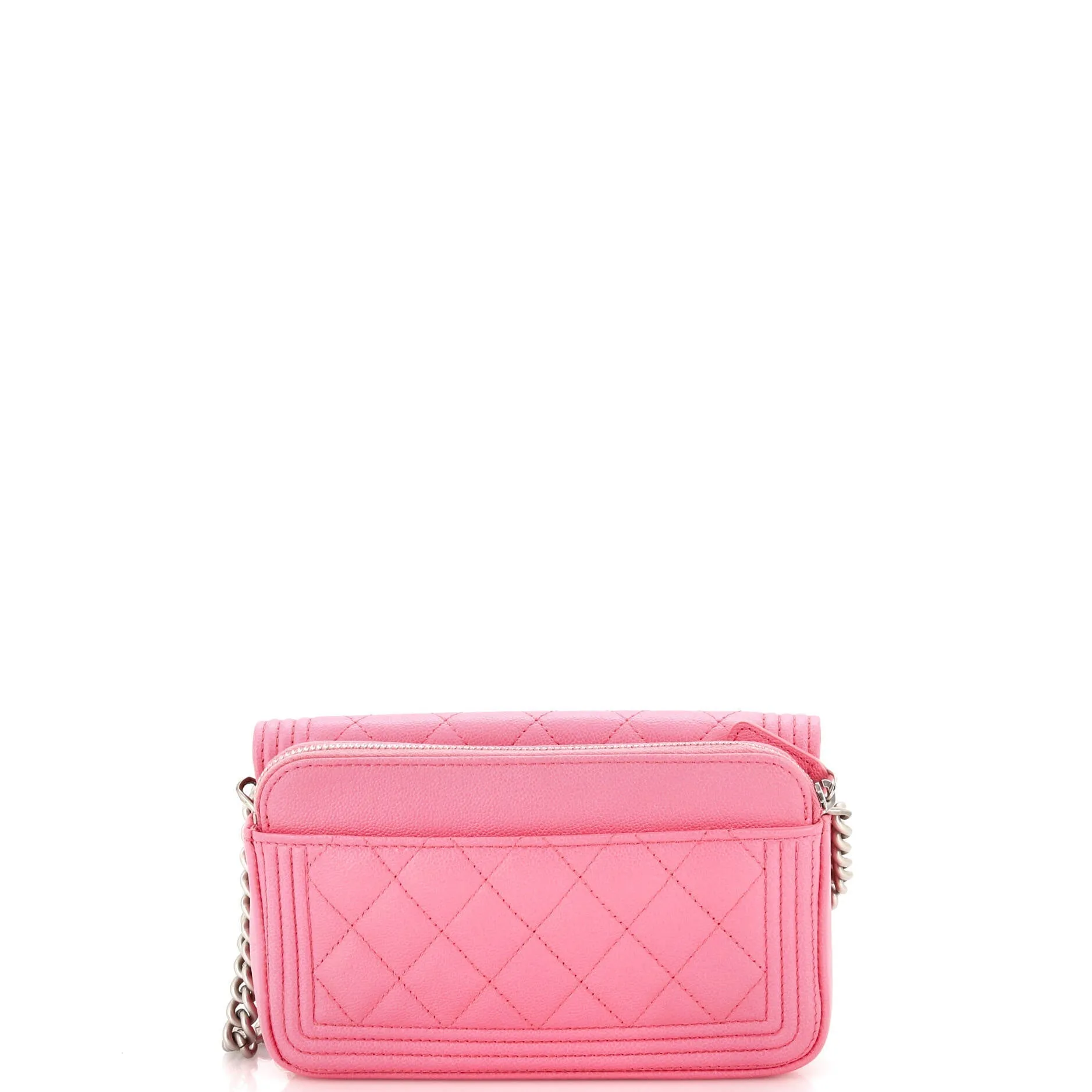 Chanel Boy Flap Phone Holder With Chain