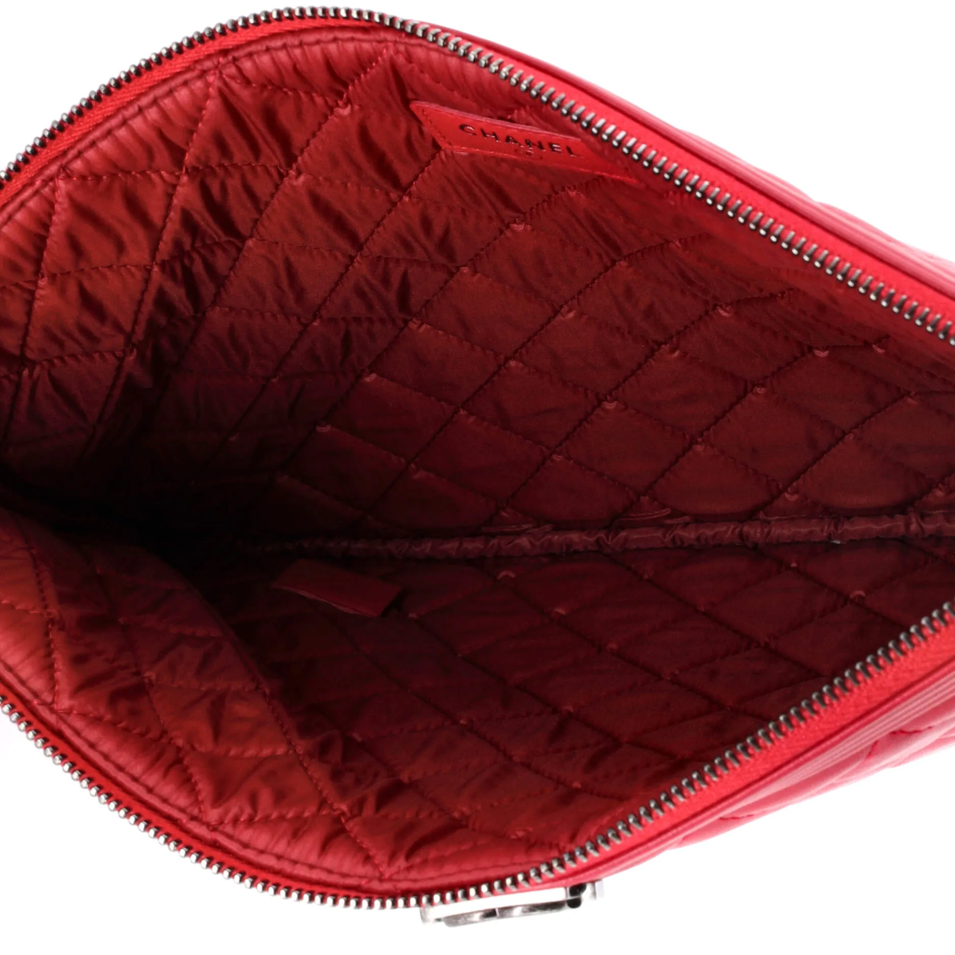 Chanel Boy O Case Clutch Quilted