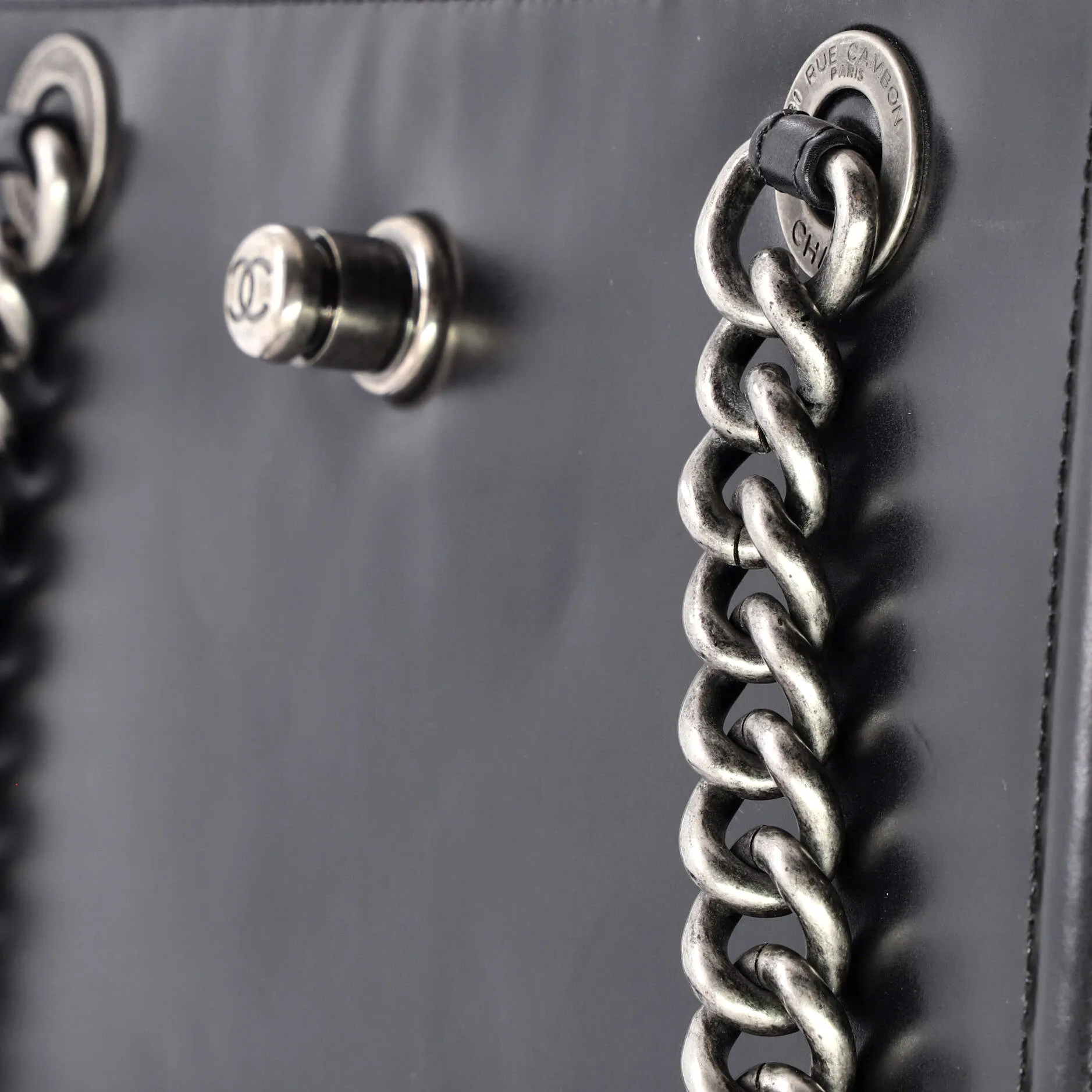Chanel Boy Tote Glazed Calfskin Small