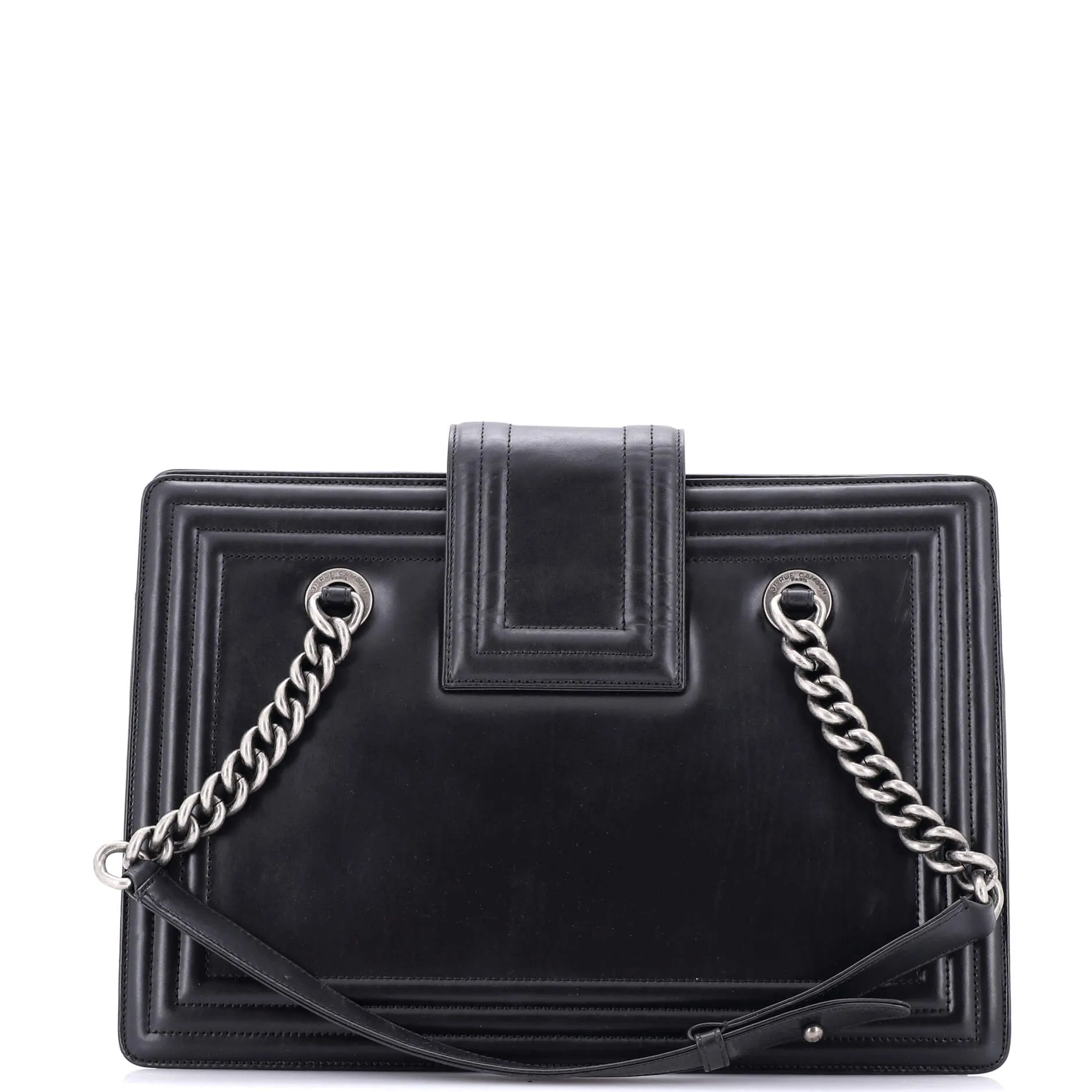 Chanel Boy Tote Glazed Calfskin Small