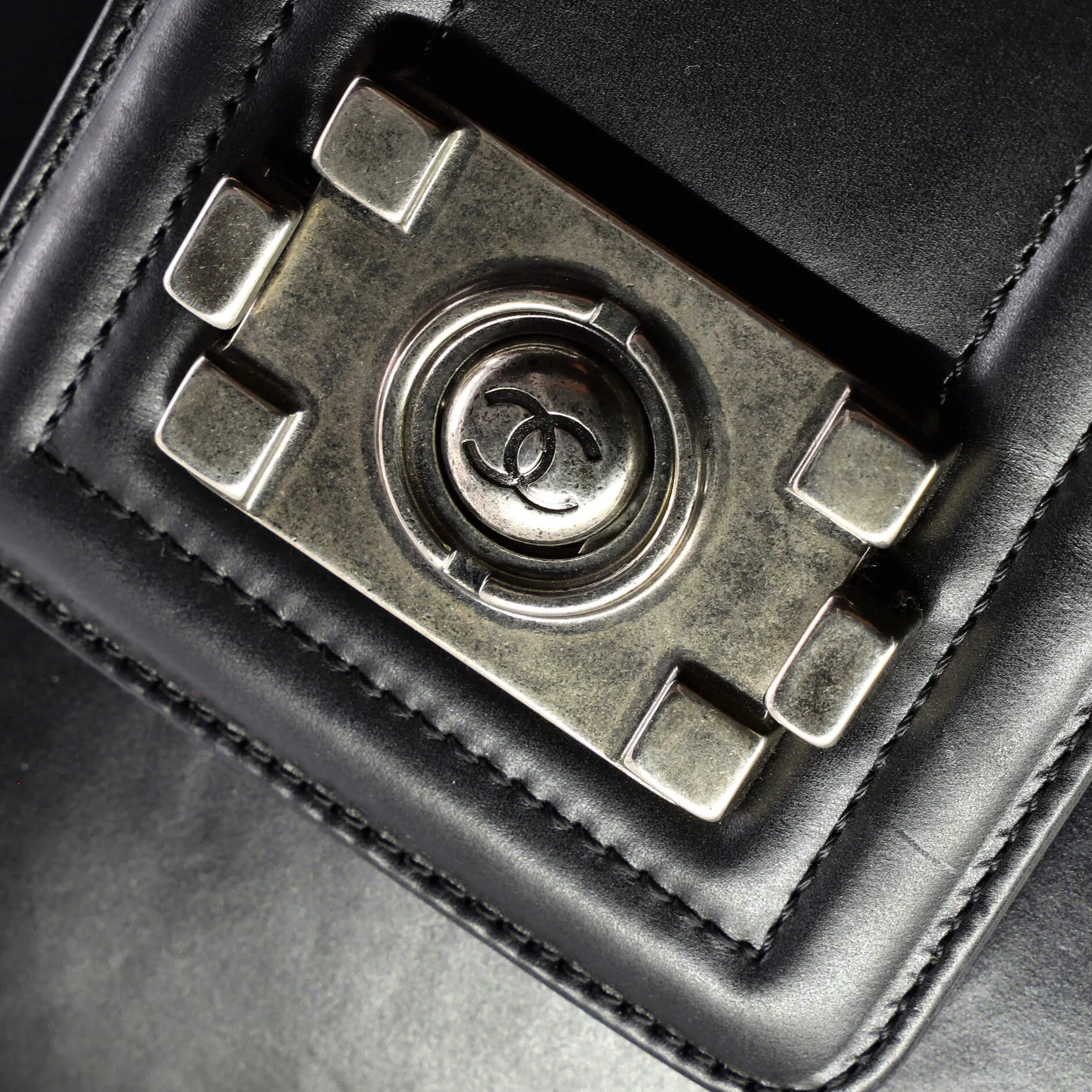 Chanel Boy Tote Glazed Calfskin Small