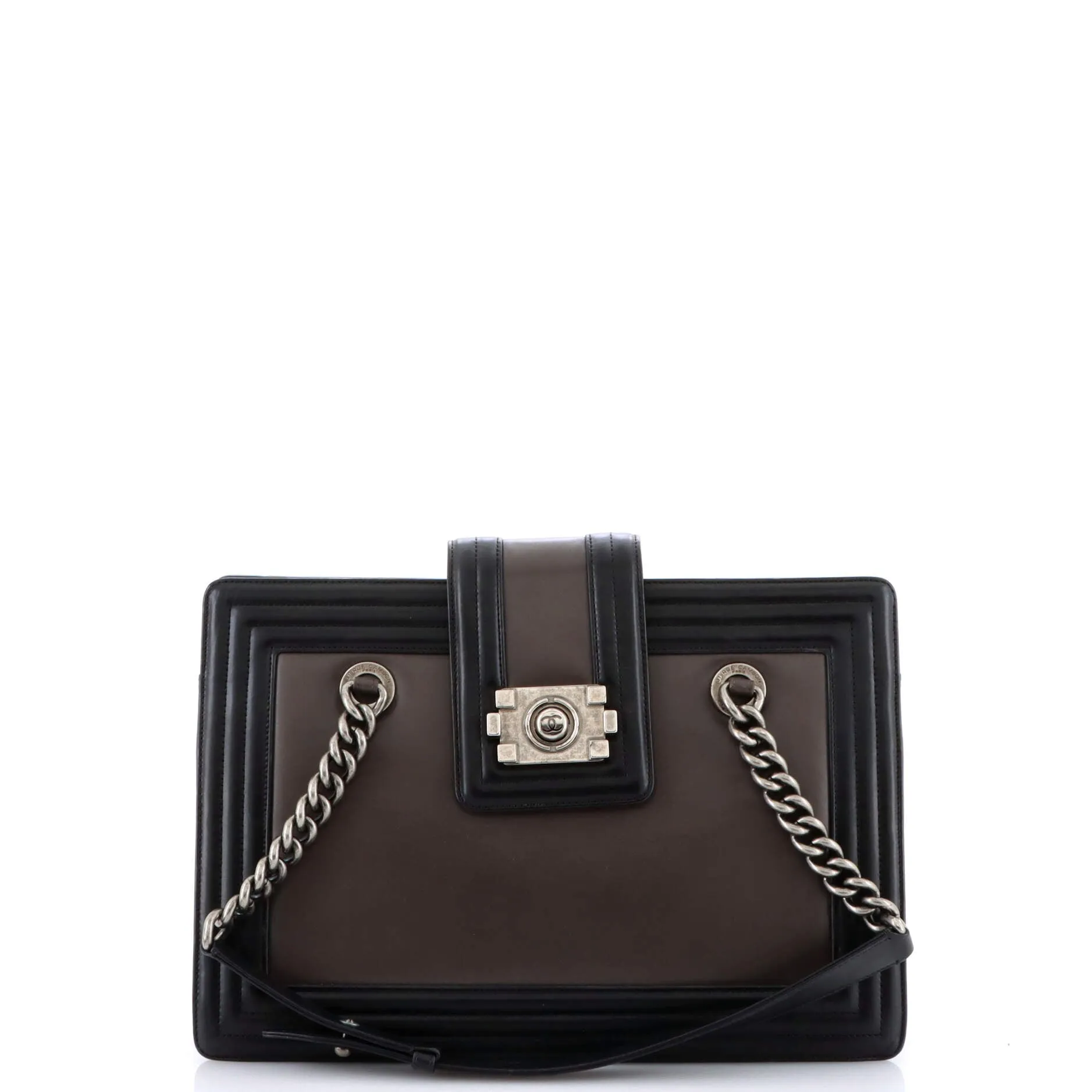 Chanel Boy Tote Glazed Calfskin Small