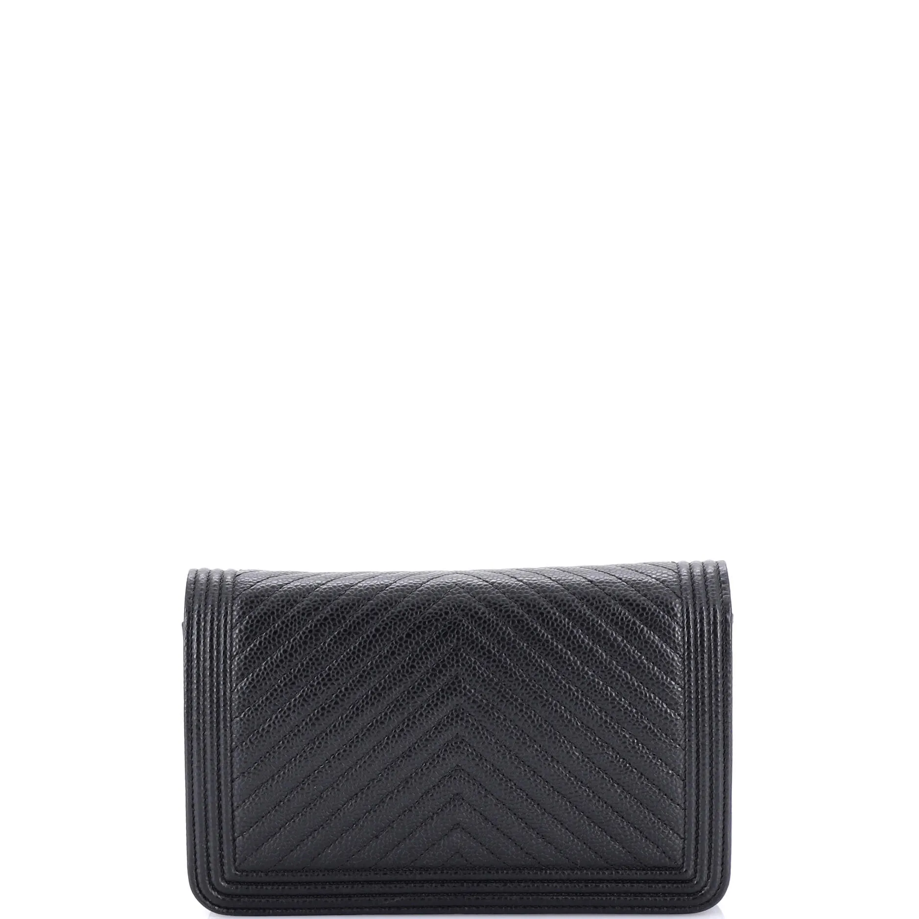 Chanel Boy Wallet On Chain Chevron