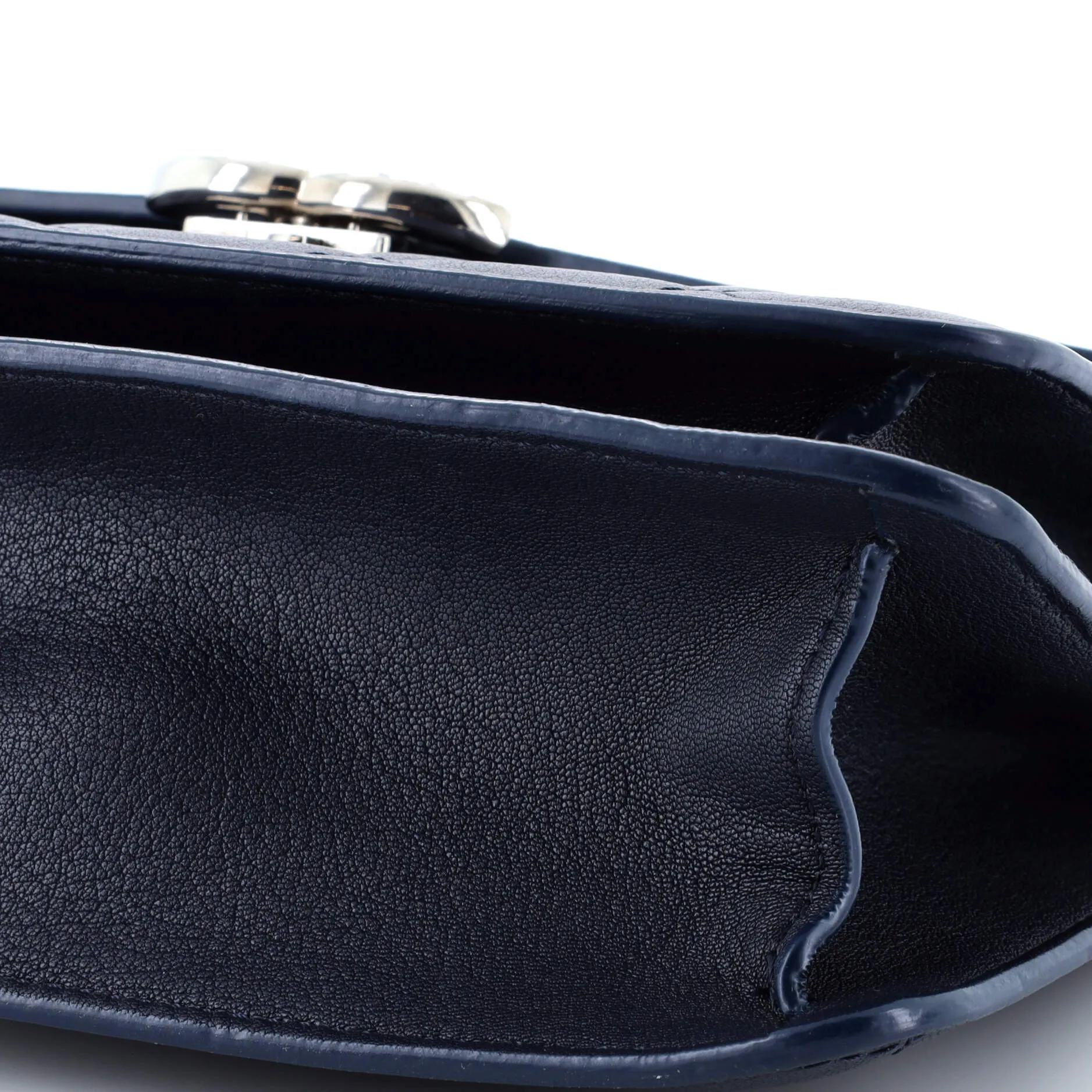 Chanel Cc Box Flap Bag Quilted Calfskin