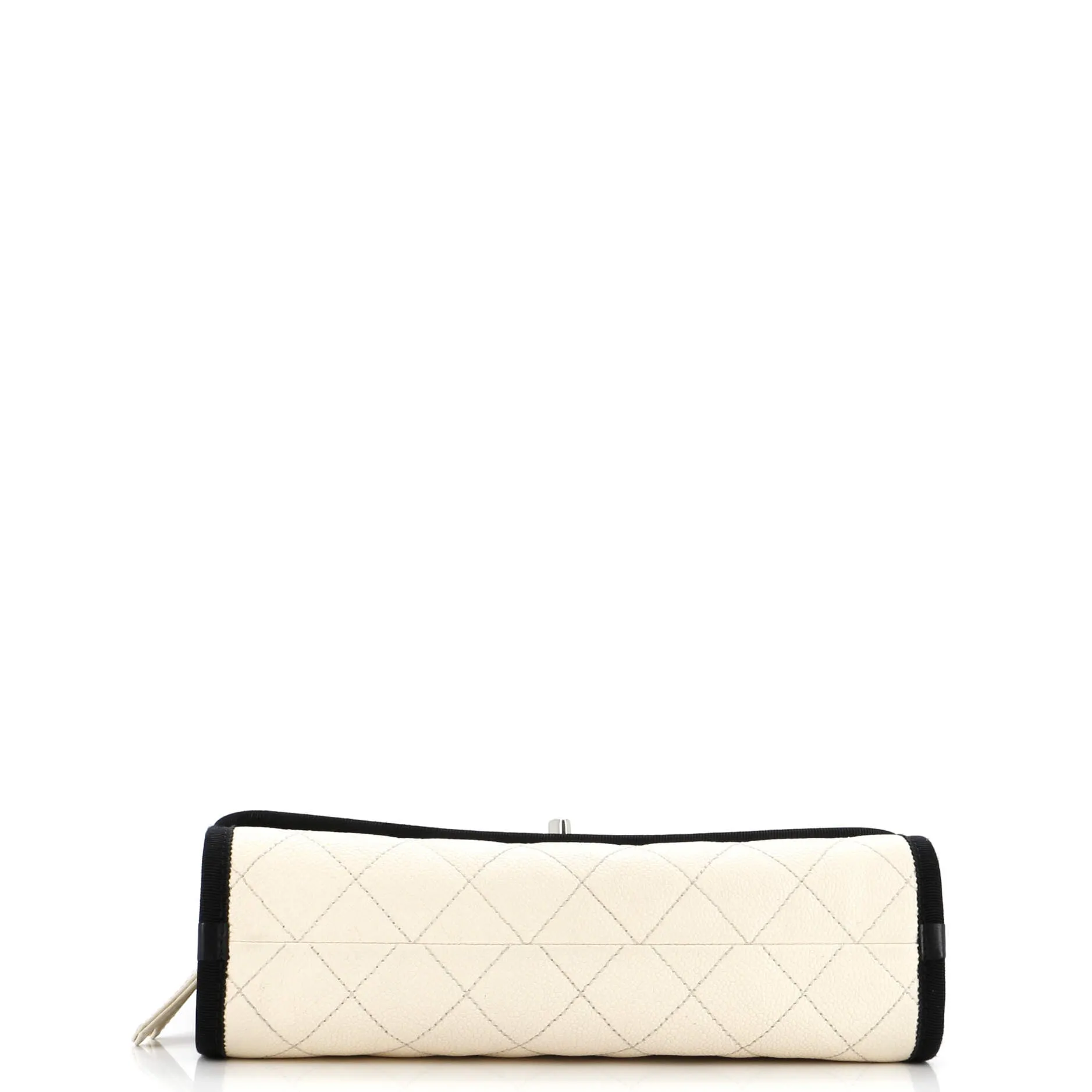 Chanel Cc Top Handle Flap Bag Quilted