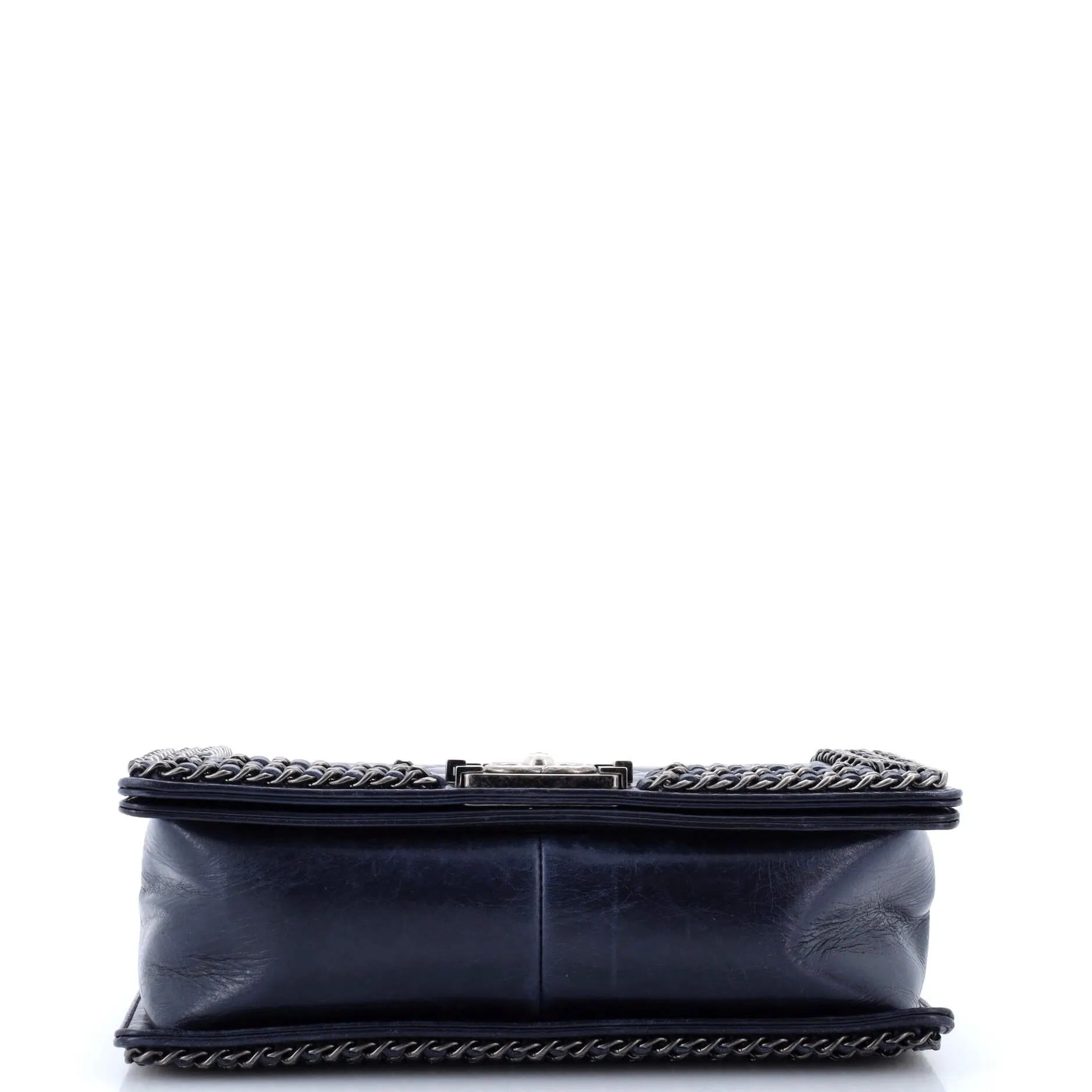 Chanel Chained Boy Flap Bag Quilted