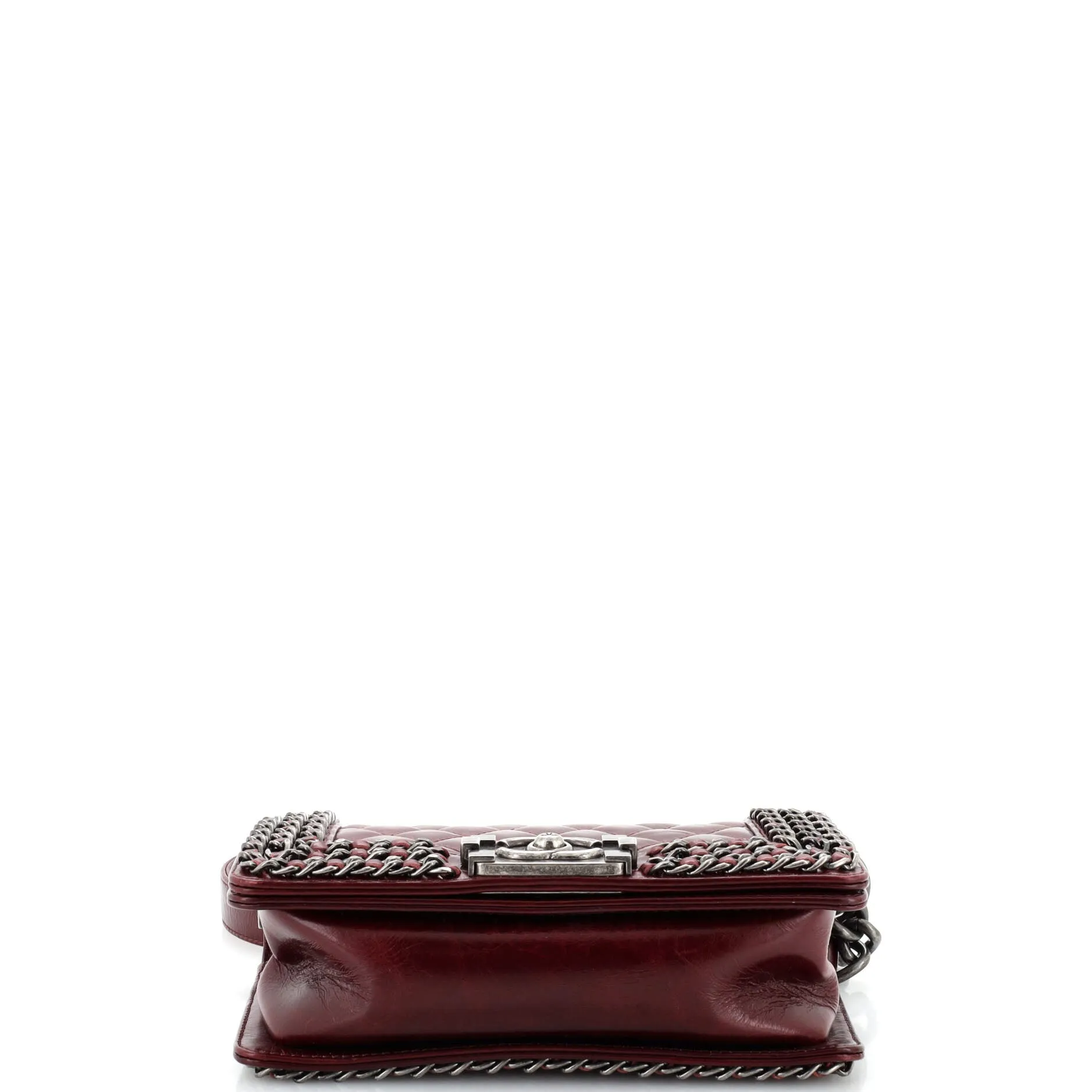 Chanel Chained Boy Flap Bag Quilted
