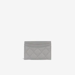 Chanel Classic Card Holder - Grey