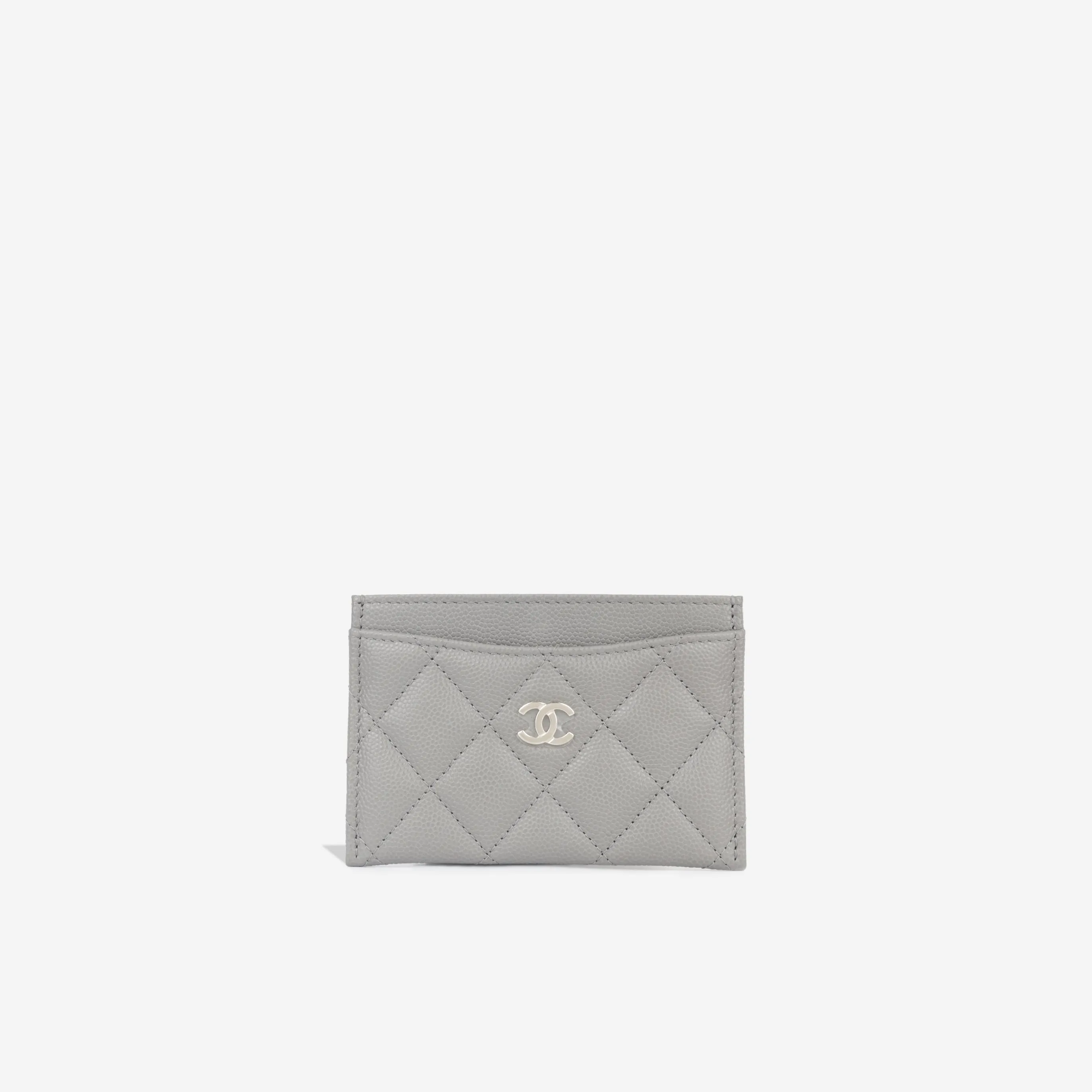 Chanel Classic Card Holder - Grey