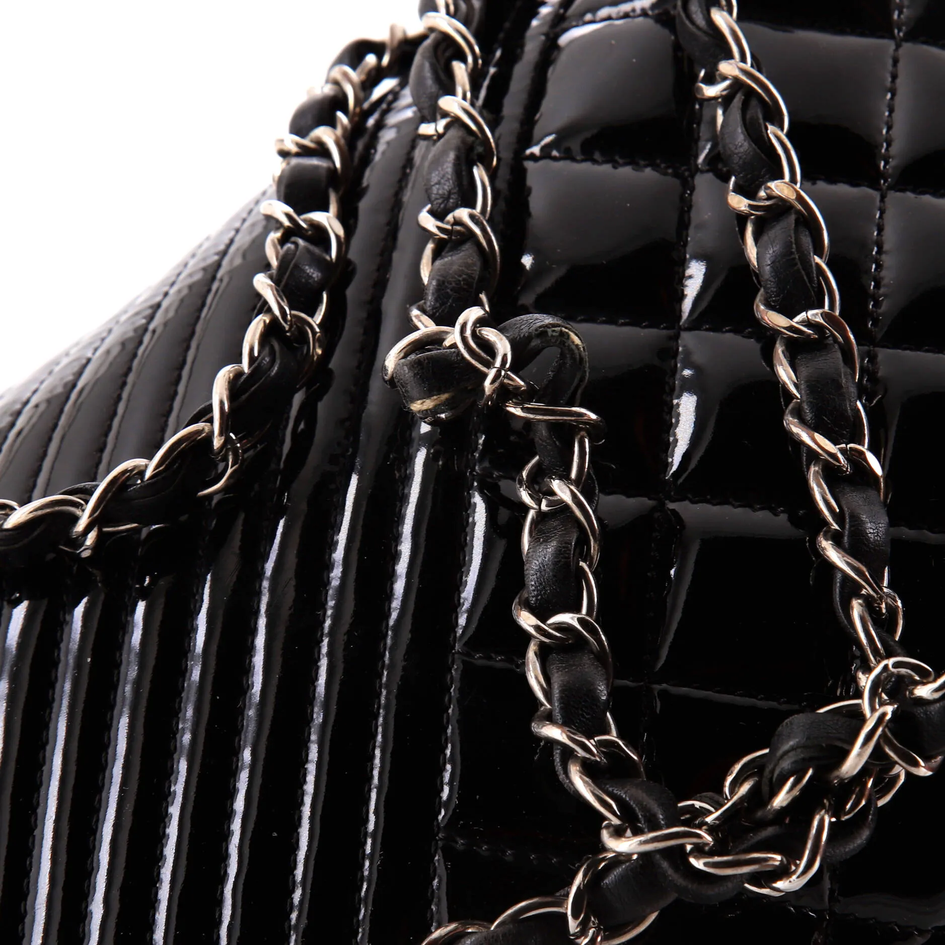 Chanel Coco Boy Flap Bag Quilted Patent