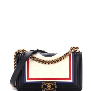 Chanel Crest Boy Flap Bag Quilted
