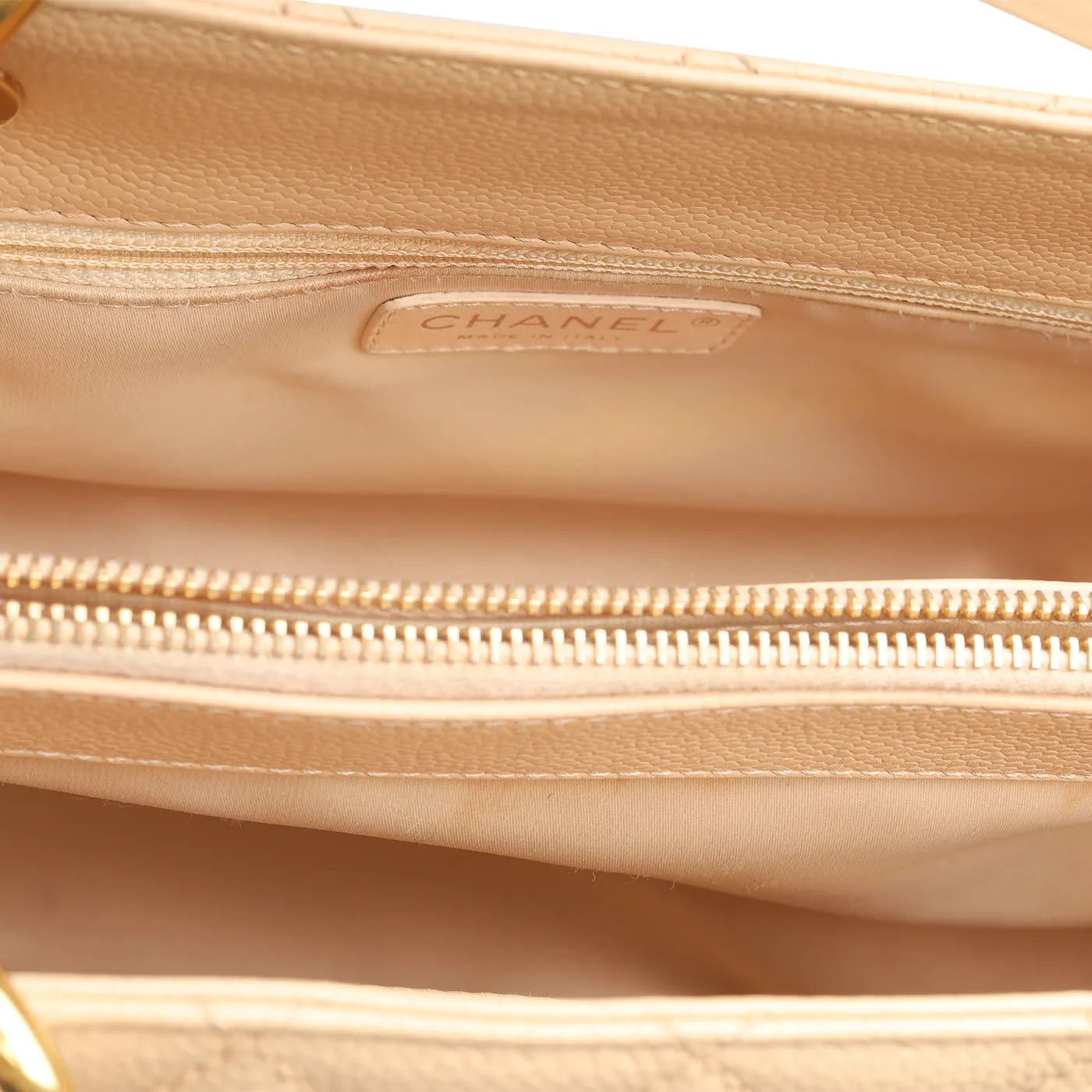 Chanel GST - Beige Caviar