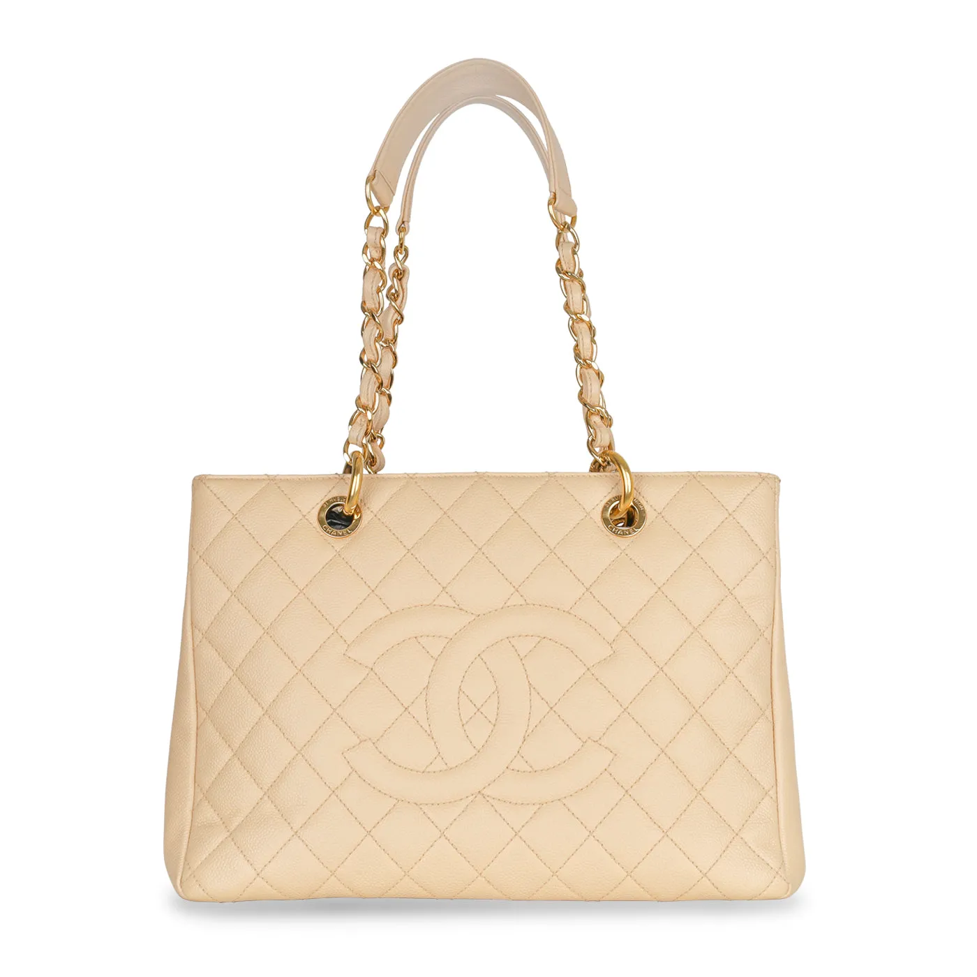 Chanel GST - Beige Caviar