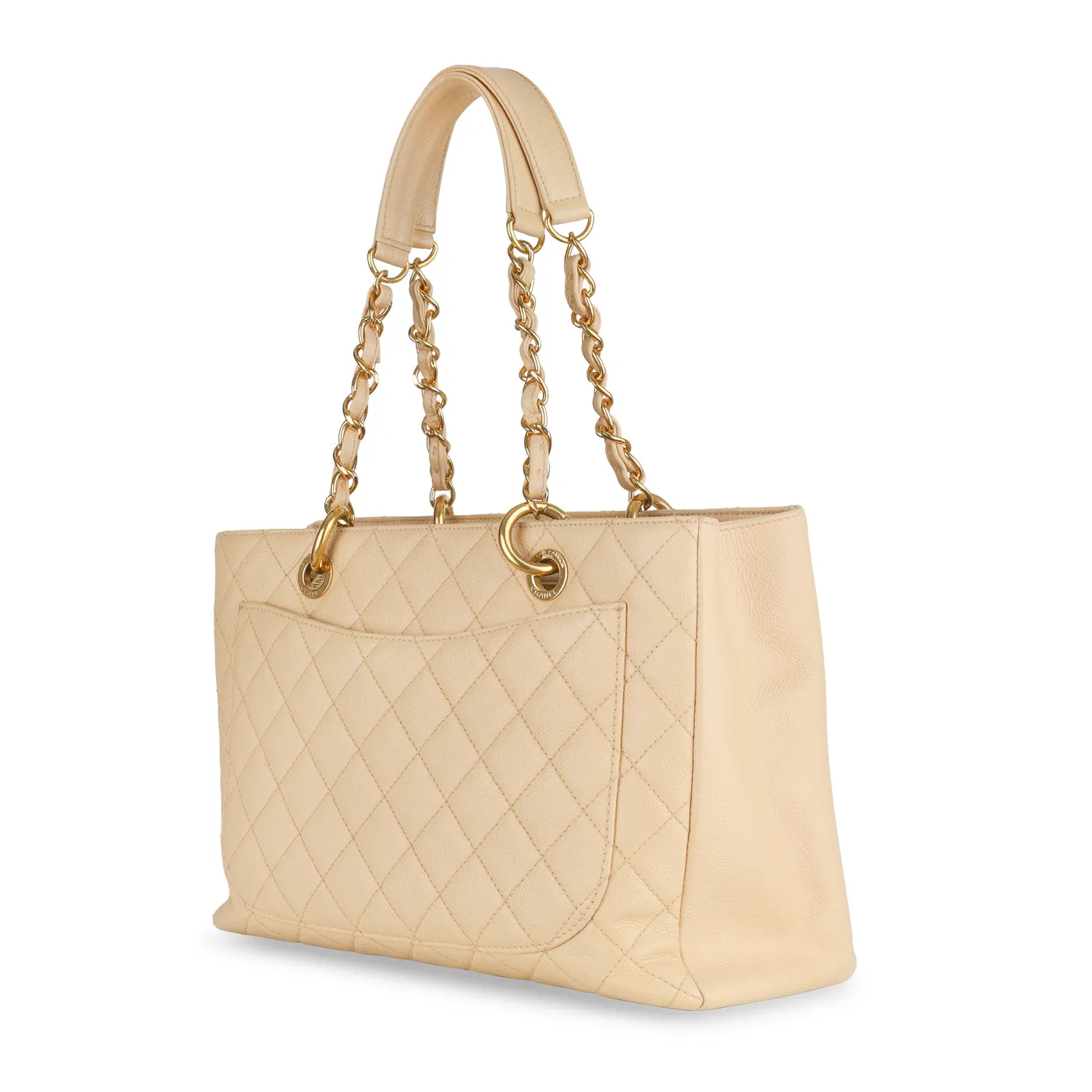 Chanel GST - Beige Caviar