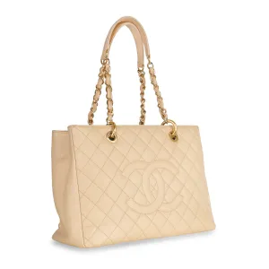 Chanel GST - Beige Caviar