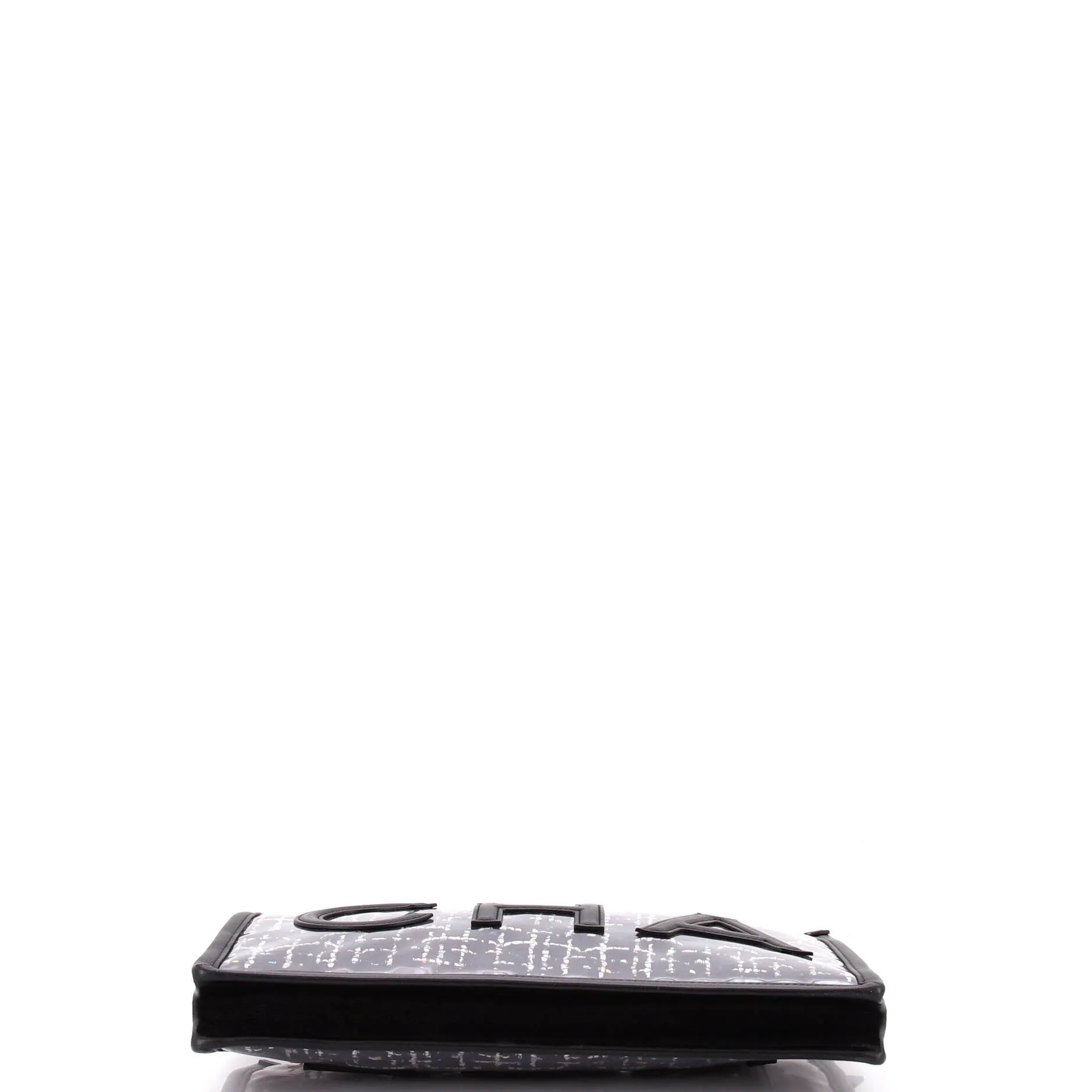 Chanel Logo Wristlet Clutch Pvc Over