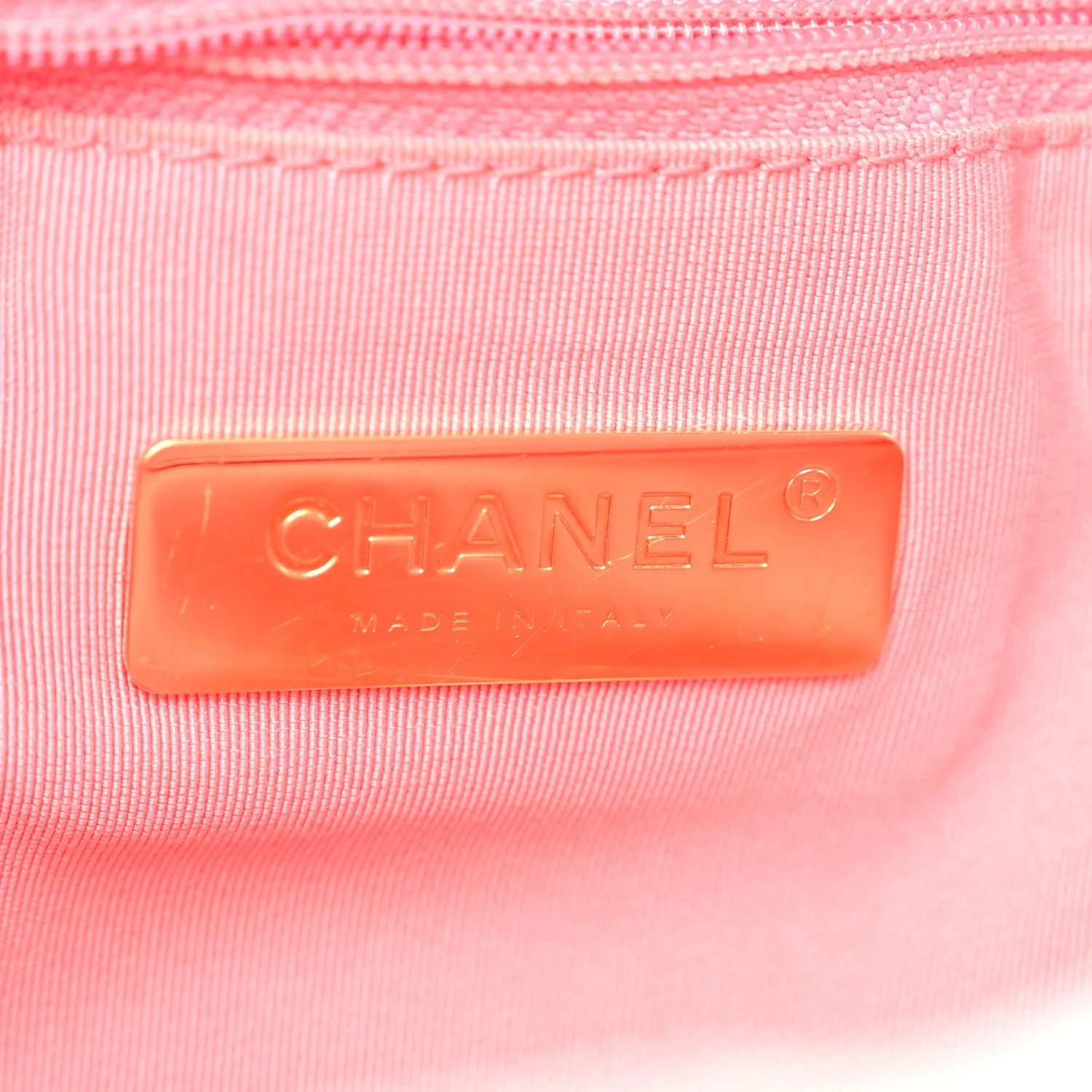 Chanel Metallic Tweed Quilted Large 19