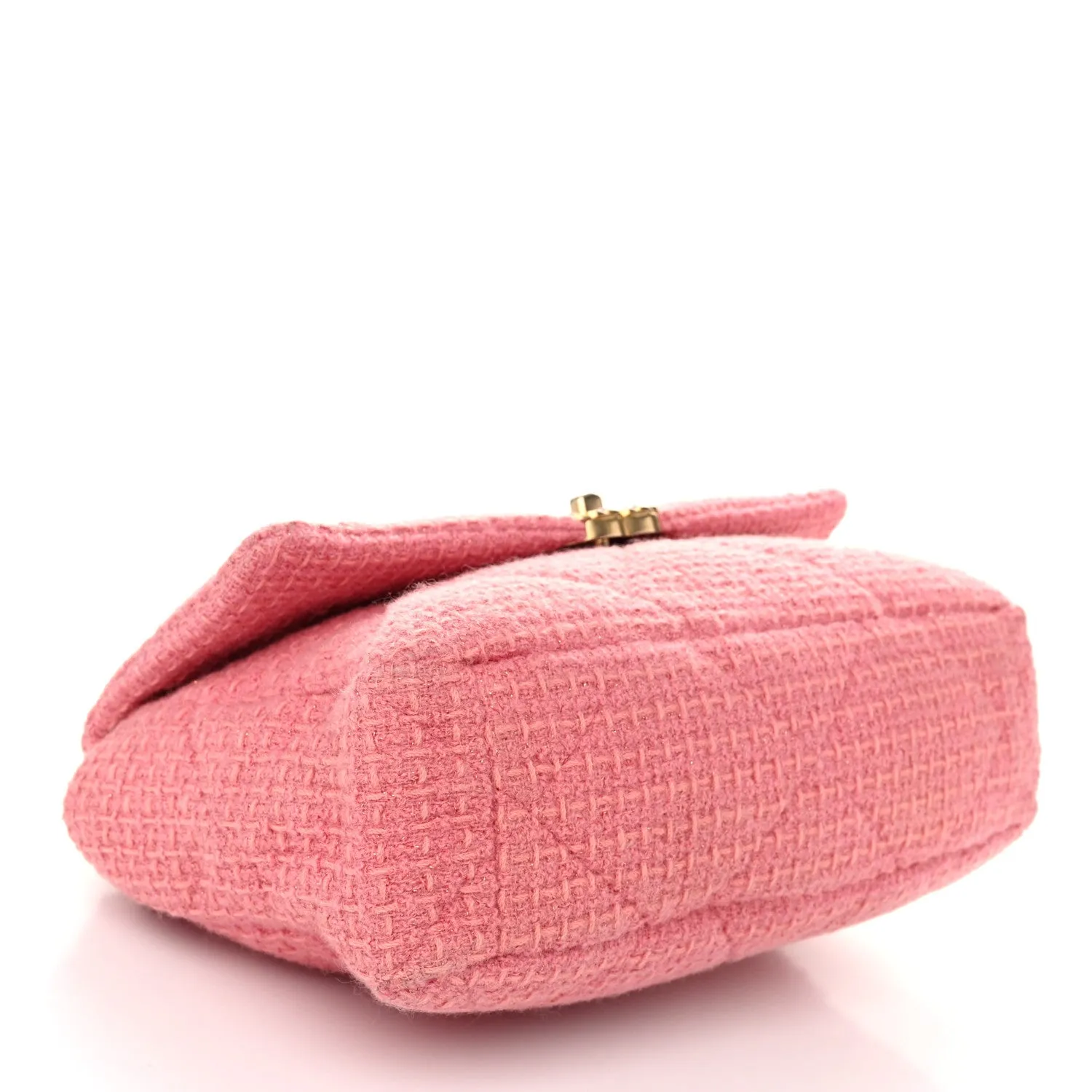 Chanel Metallic Tweed Quilted Large 19
