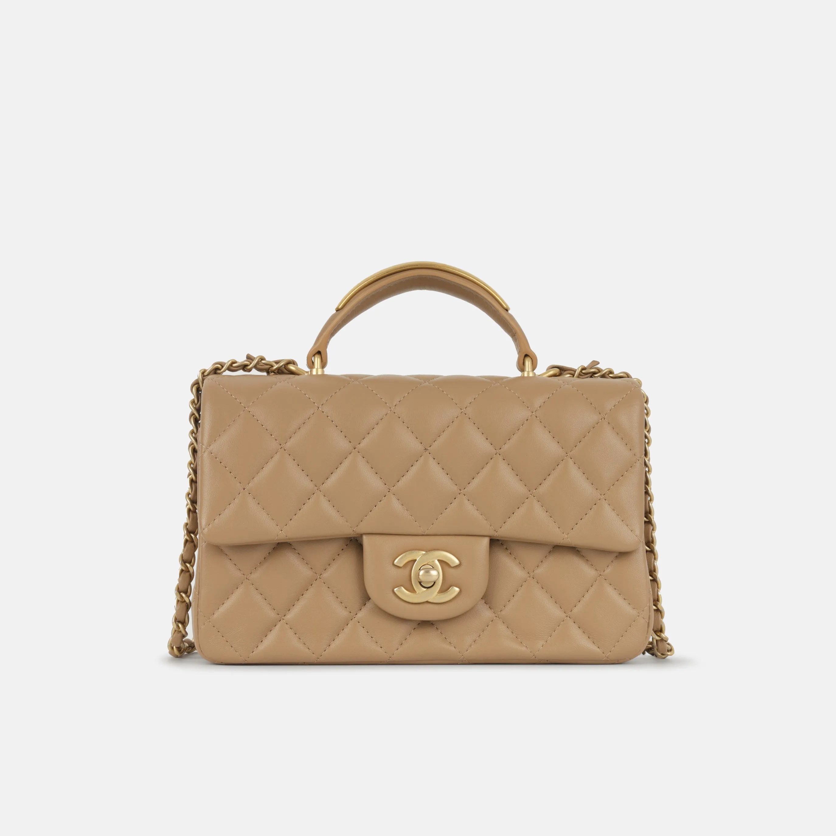 Chanel Mini Rectangular Plaque Top Handle