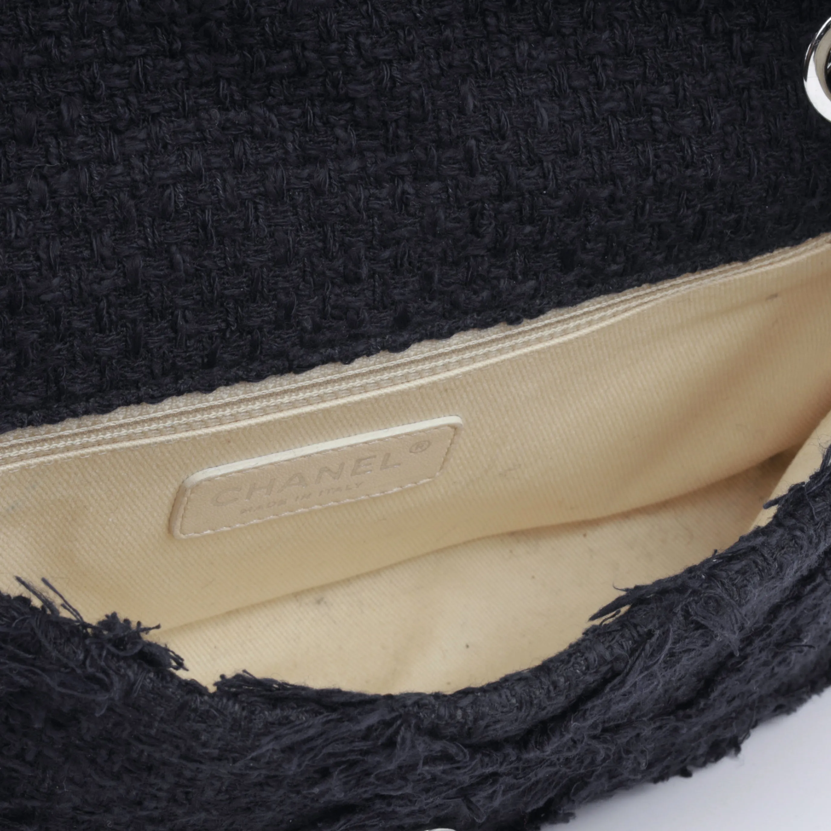 Chanel Nature Tweed Flap