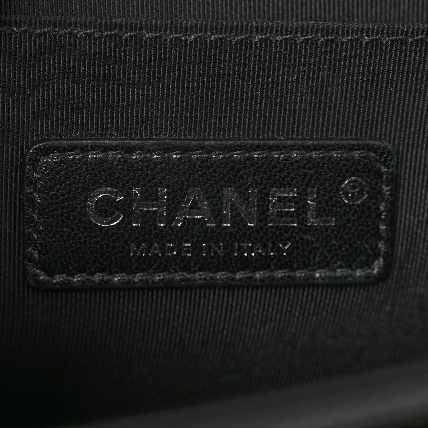 Chanel Patent Glitter Pvc Chevron