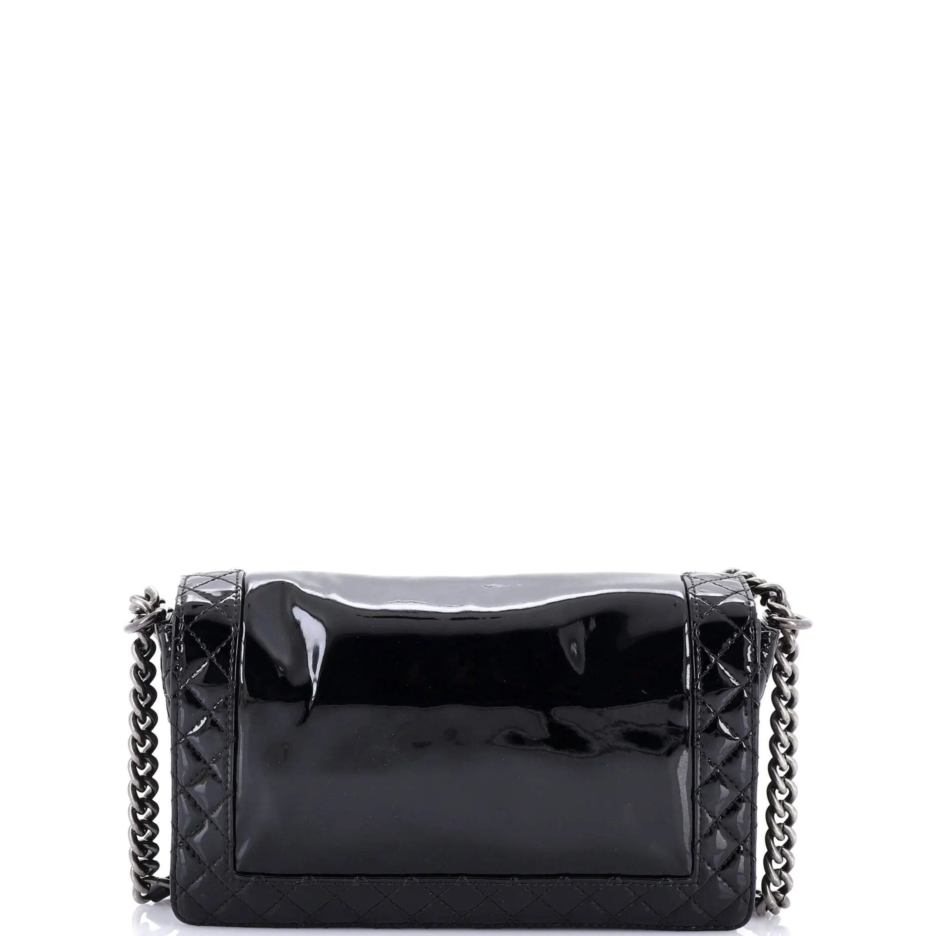 Chanel Reverso Boy Flap Bag Patent New