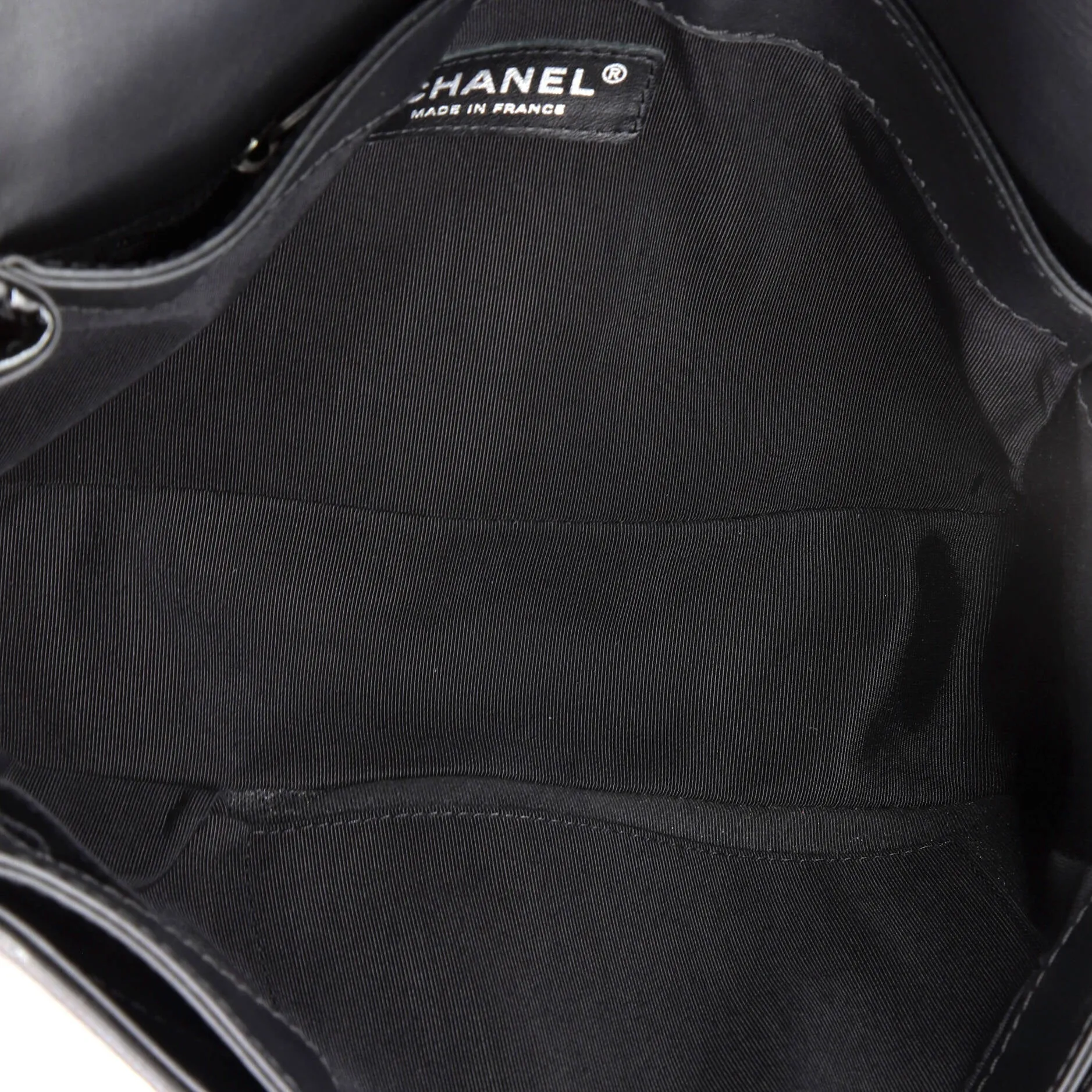 Chanel Reverso Boy Flap Bag Patent New