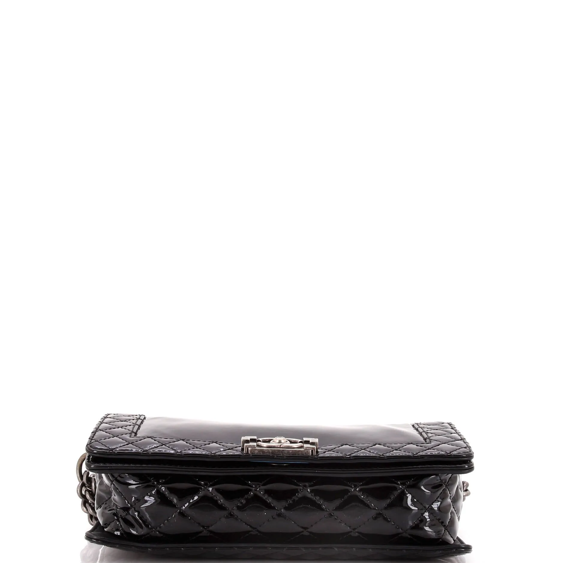 Chanel Reverso Boy Flap Bag Patent New