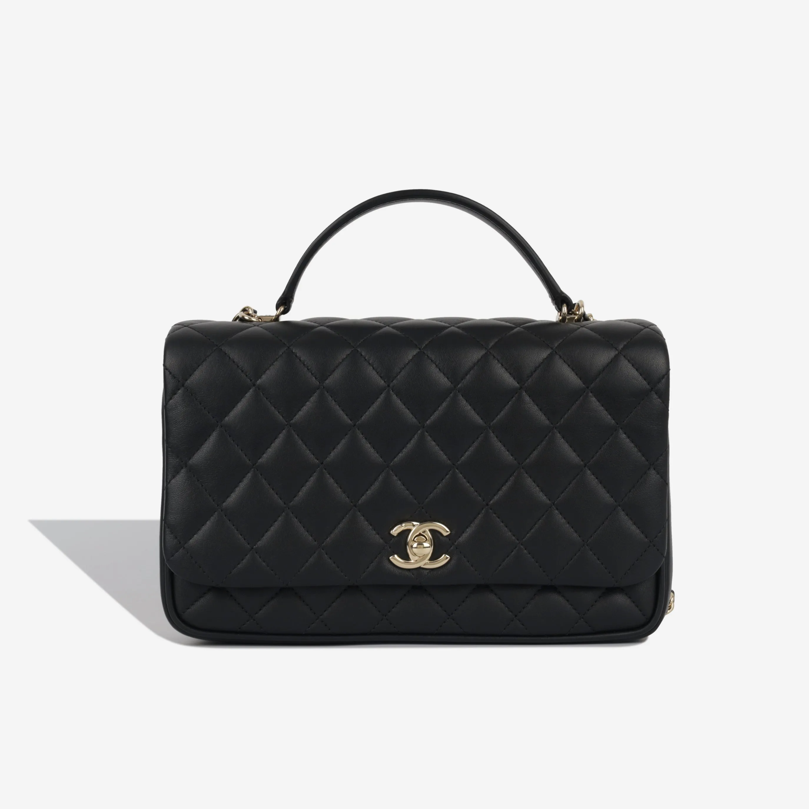Chanel Top Handle Flap Bag