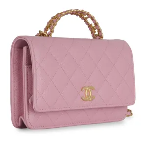 Chanel Top Handle Wallet on Chain