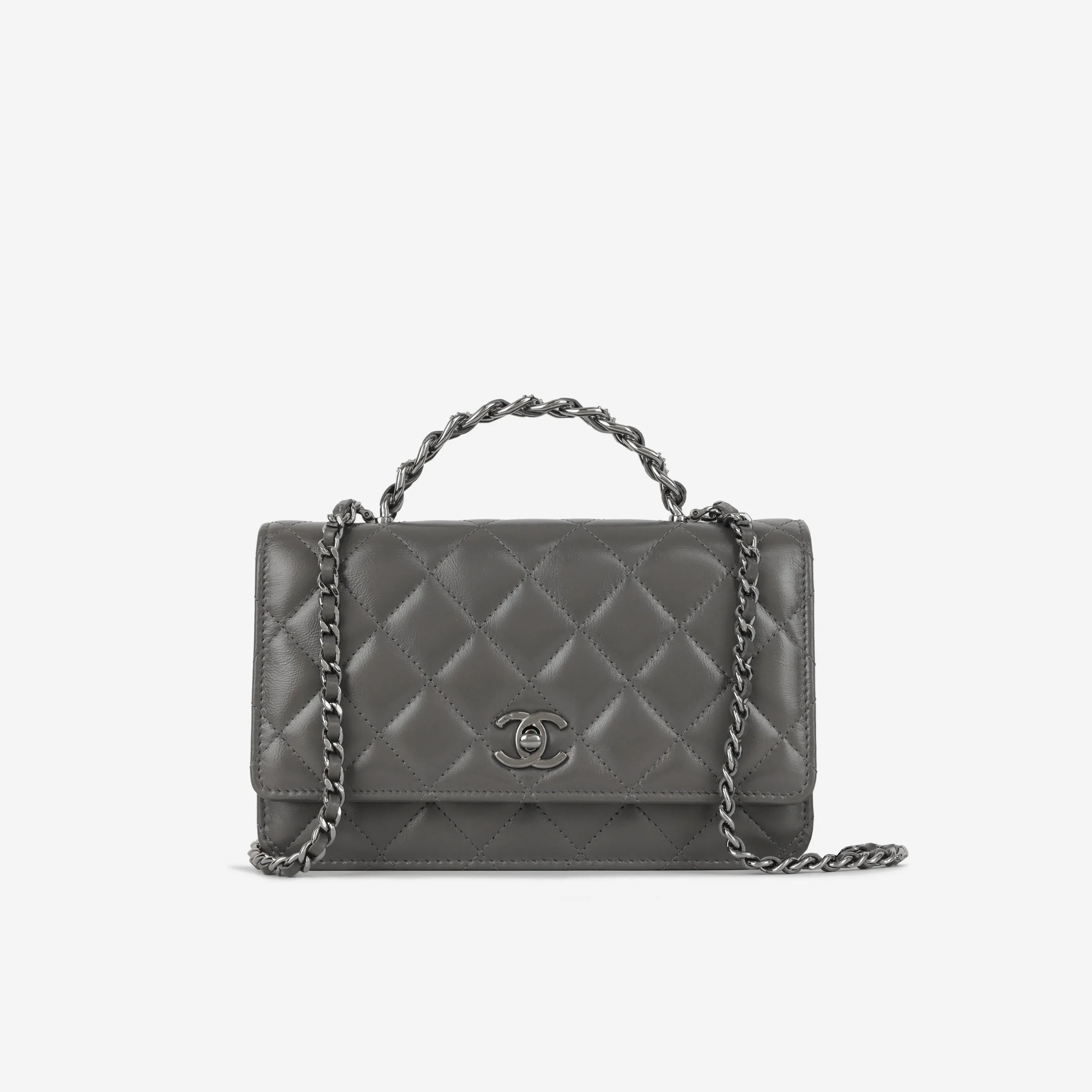 Chanel Top Handle Wallet on Chain