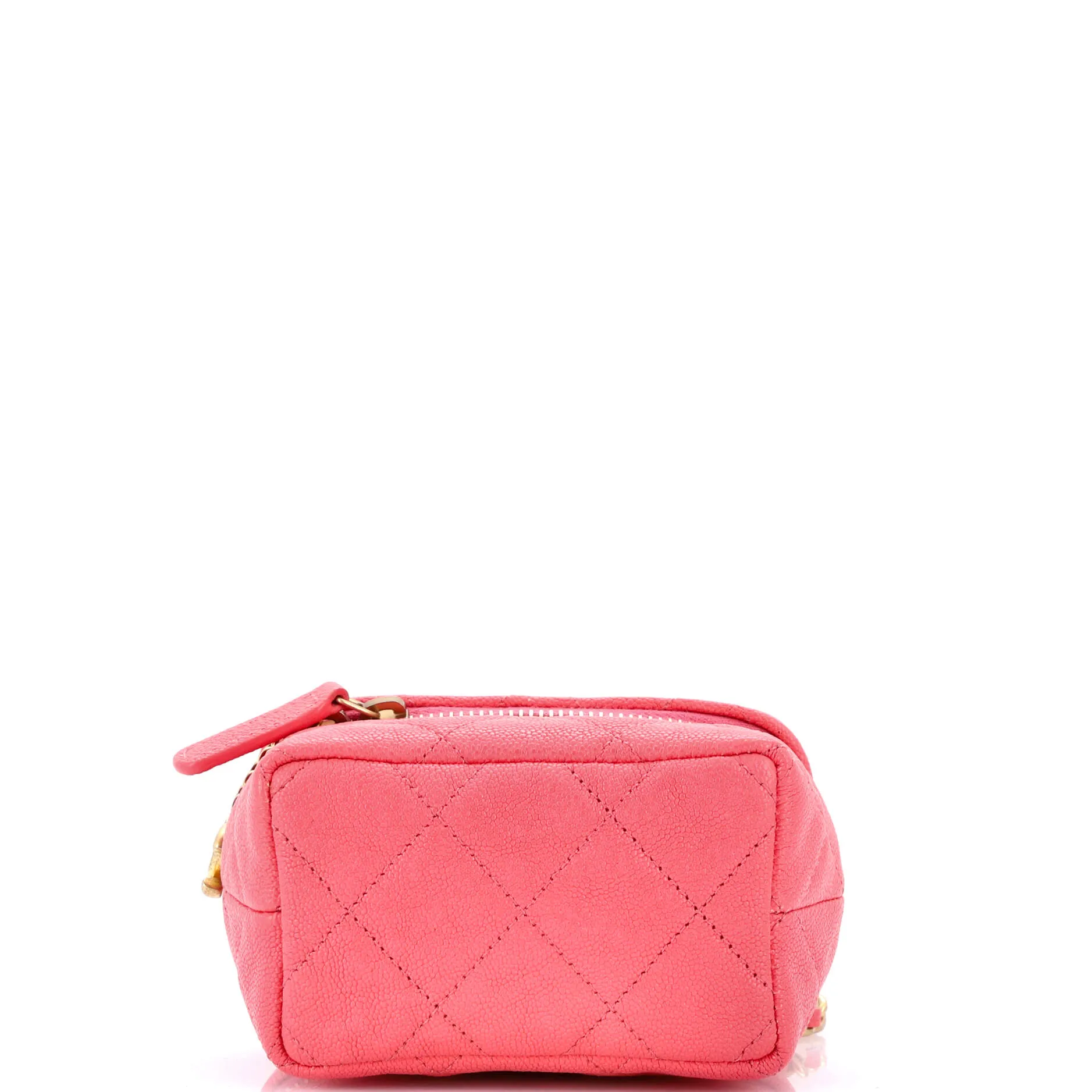 Chanel Top Handle Zip Around Vanity Case
