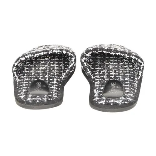 Chanel Tweed Slippers