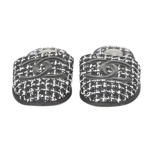 Chanel Tweed Slippers