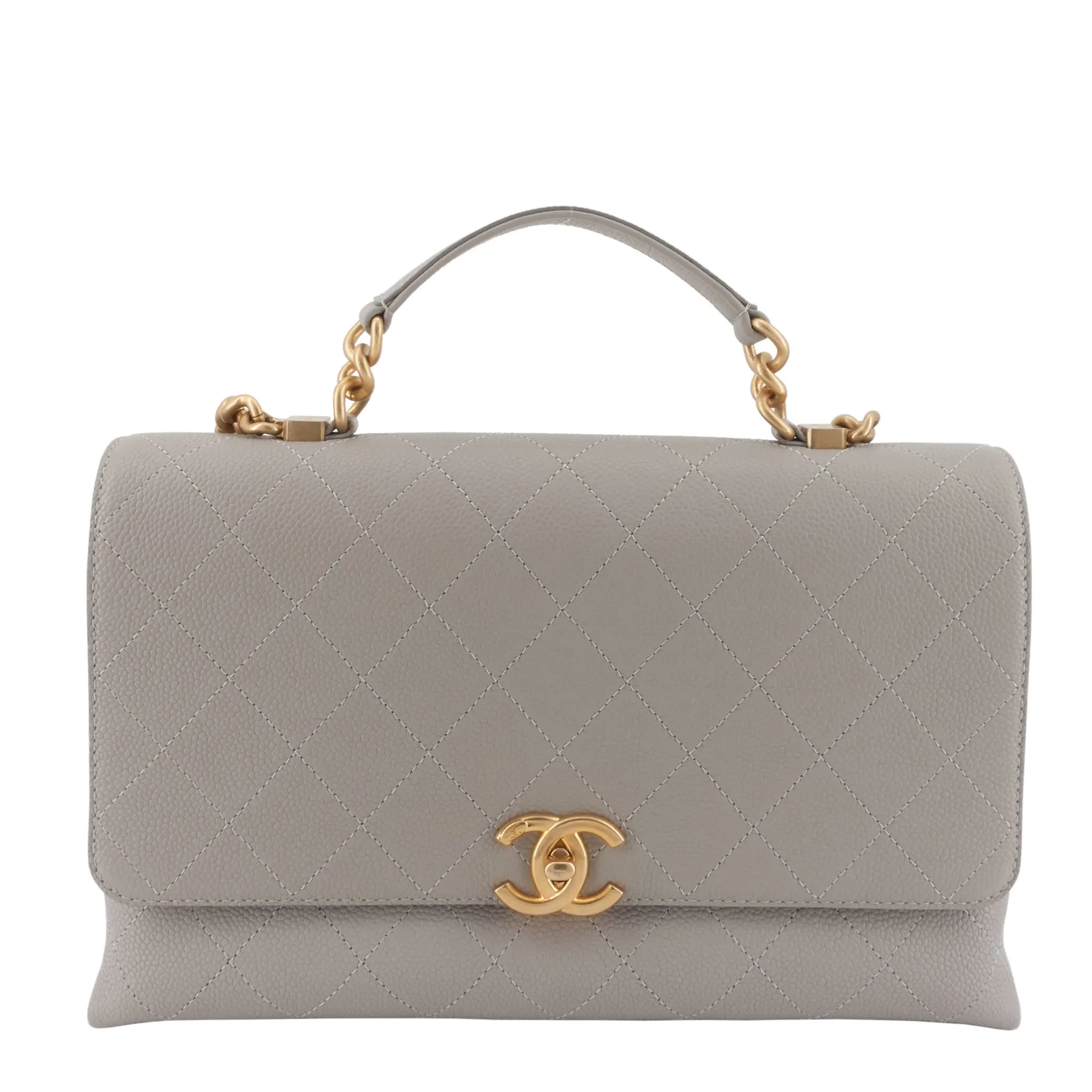 Chic Affinity Medium Caviar Leather Flap Bag