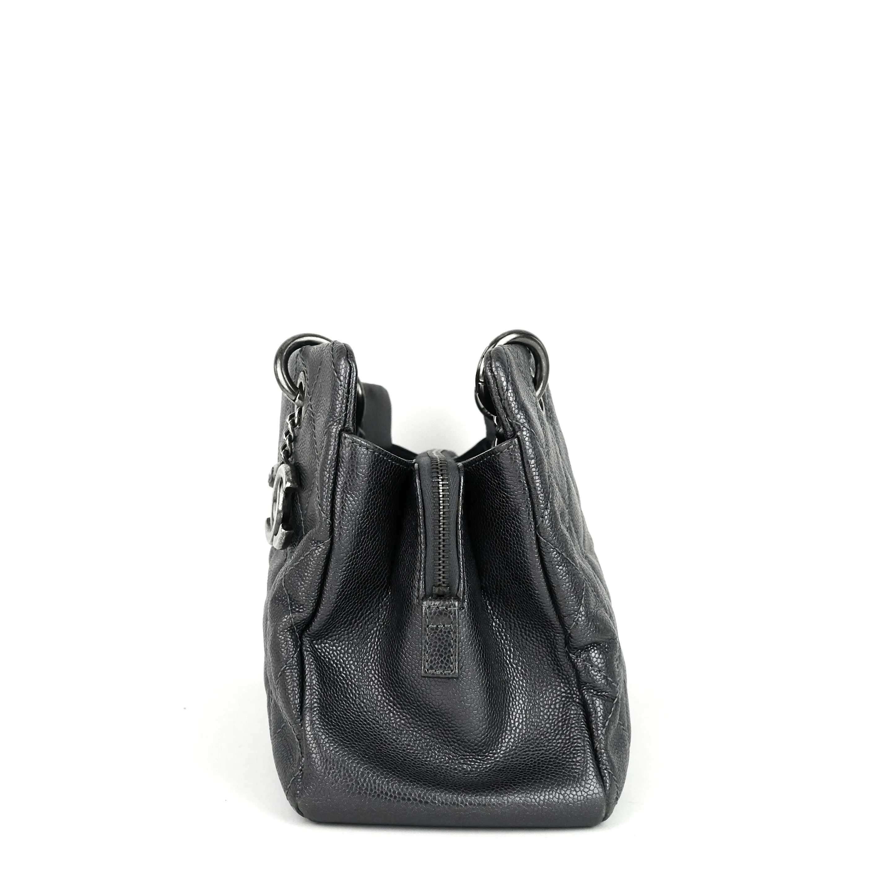 Chic Small Caviar Tote Bag