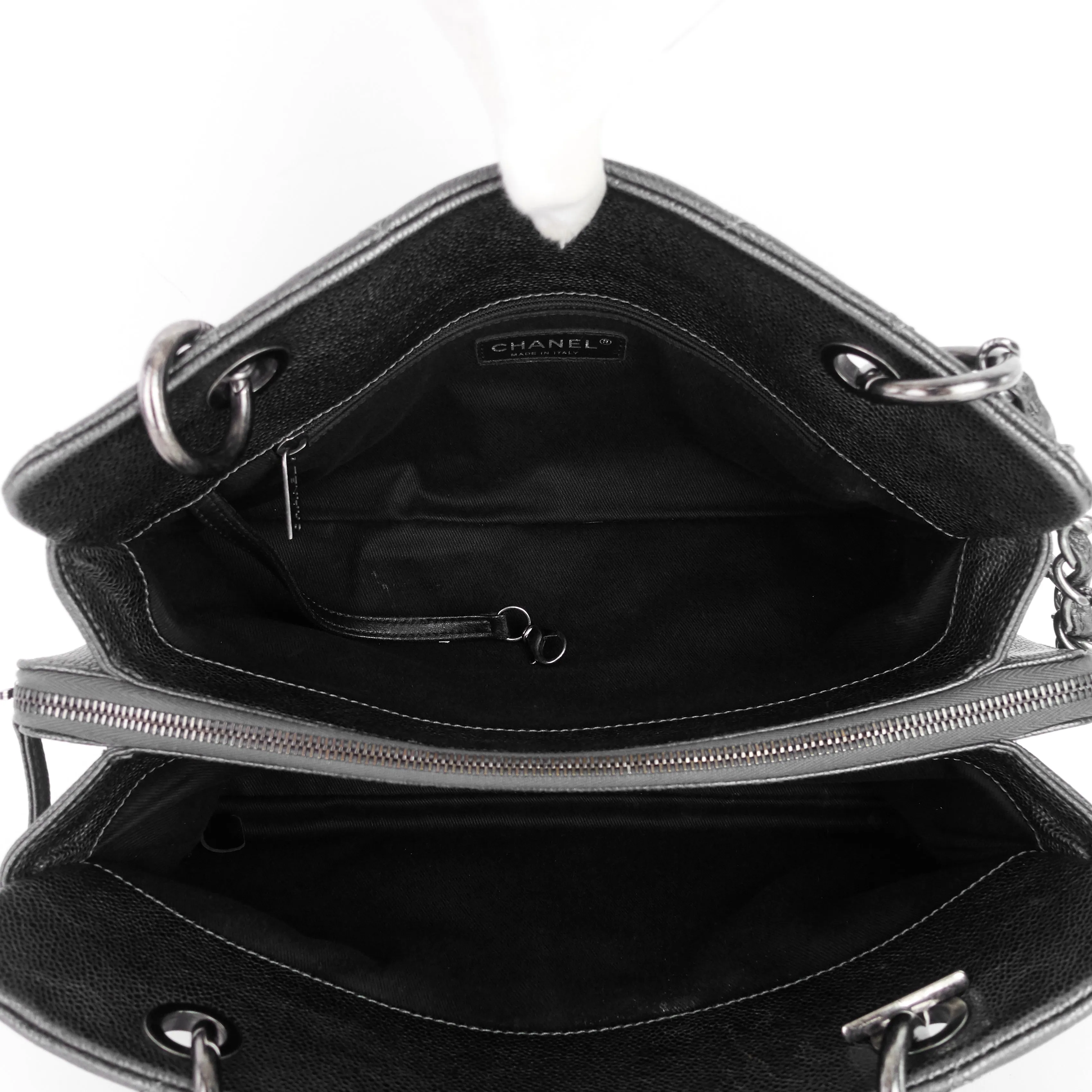 Chic Small Caviar Tote Bag