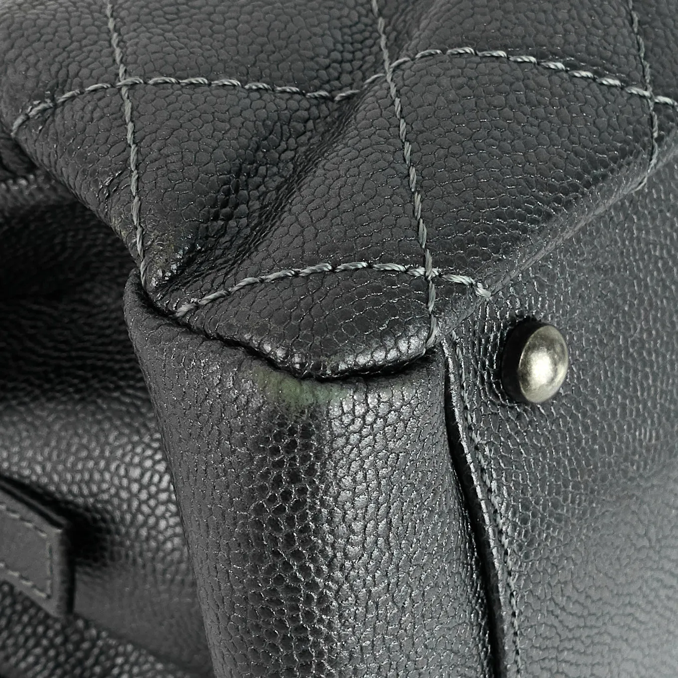 Chic Small Caviar Tote Bag