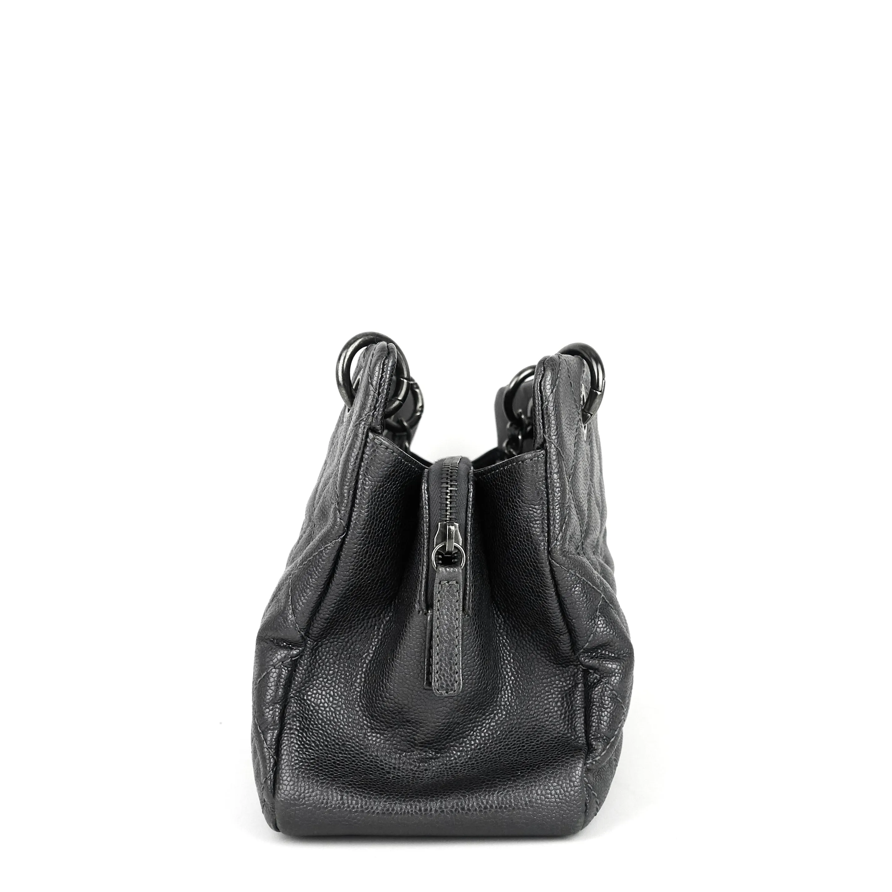 Chic Small Caviar Tote Bag